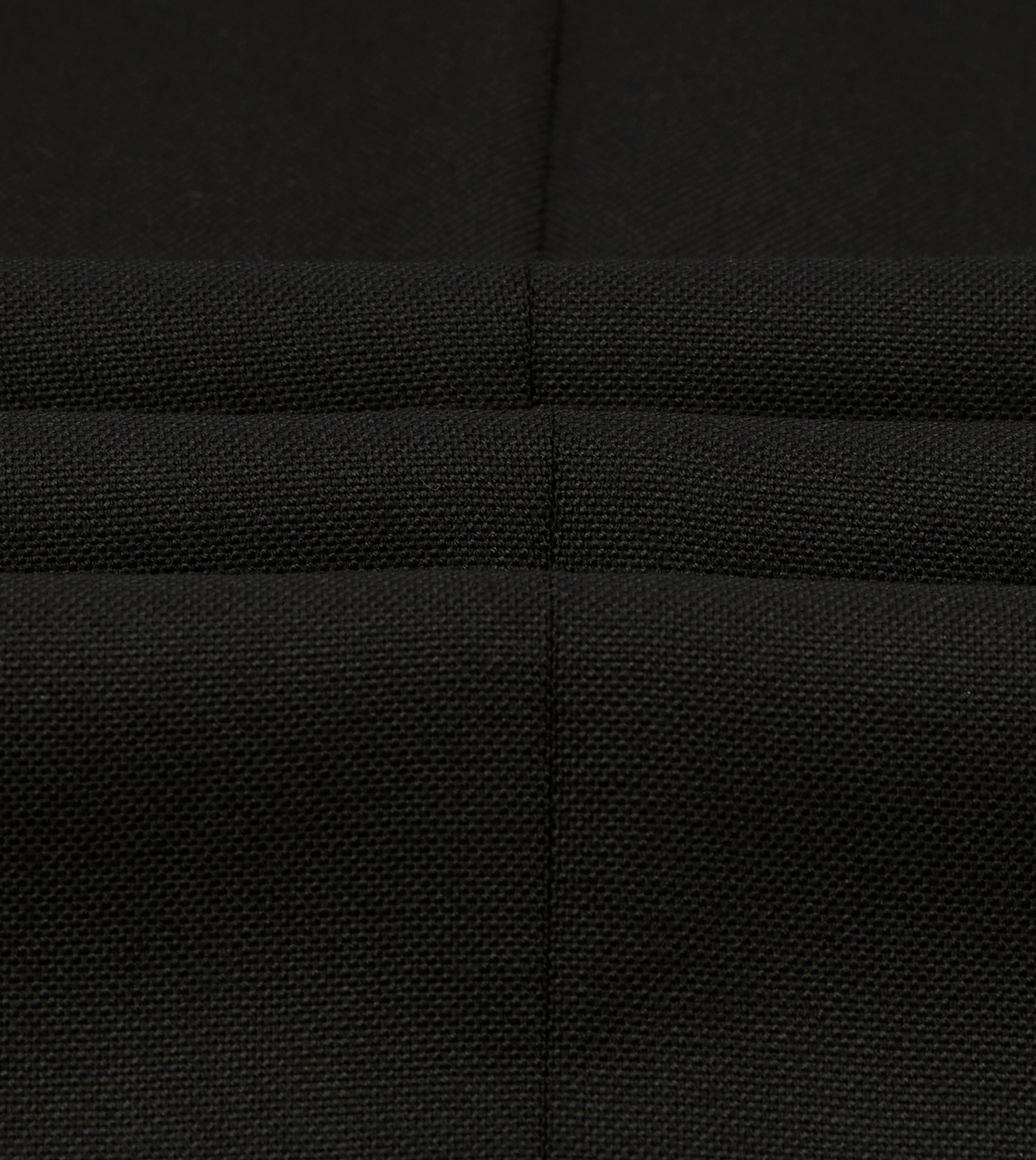 Black Fresco® Wool Double-Breasted Tailored Jacket - Image 2