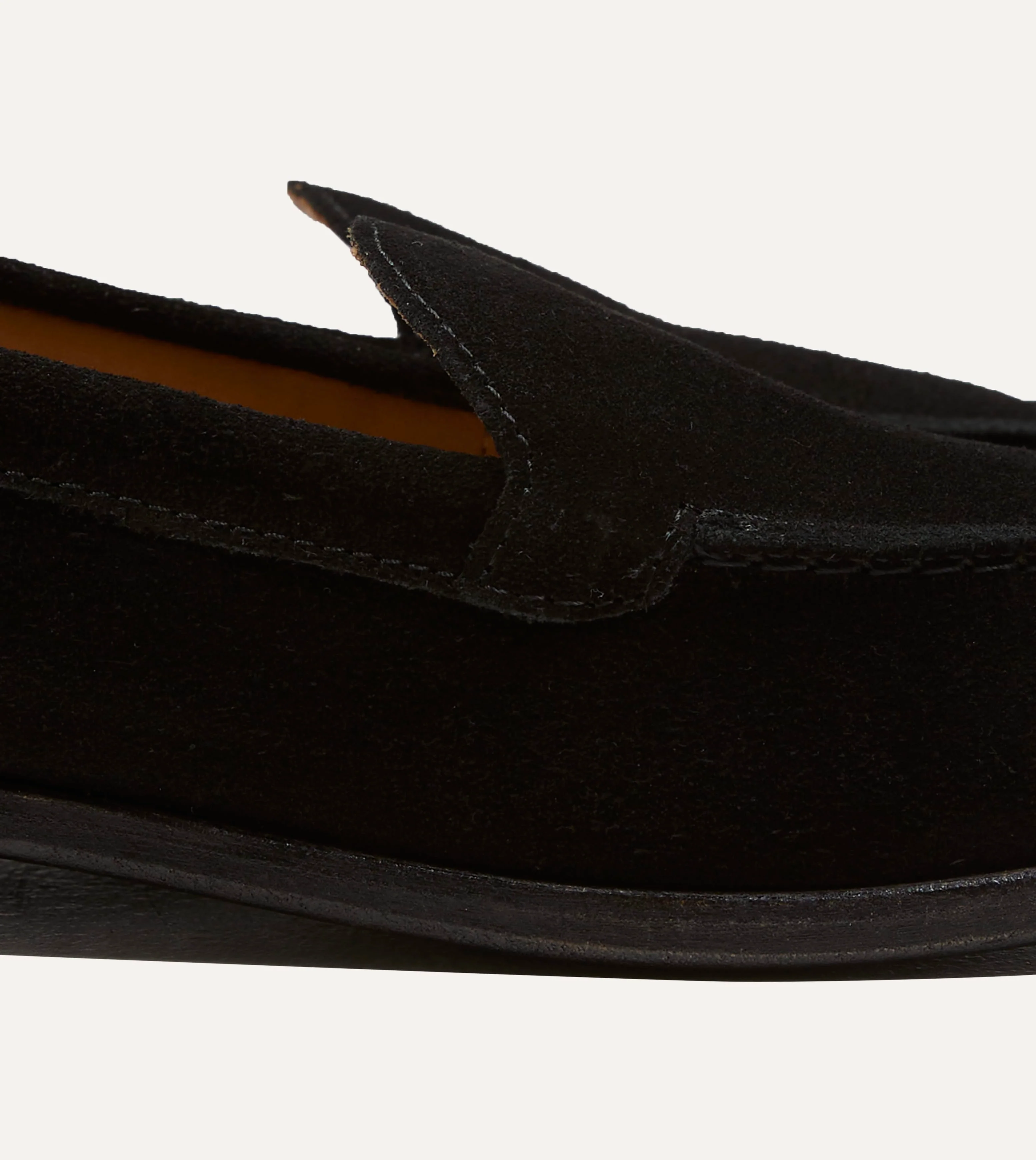 Black Suede Henri Summer Loafer - Image 4