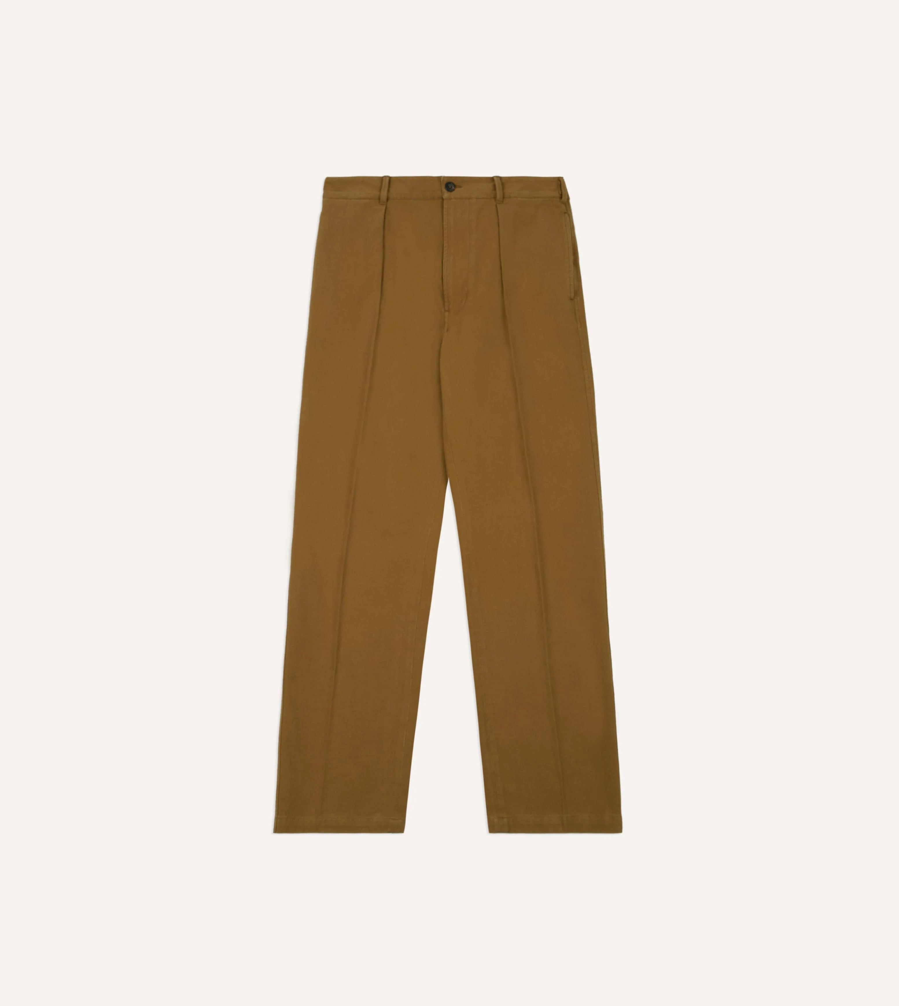 Camel Cotton Twill Field Games Trouser - Image 3