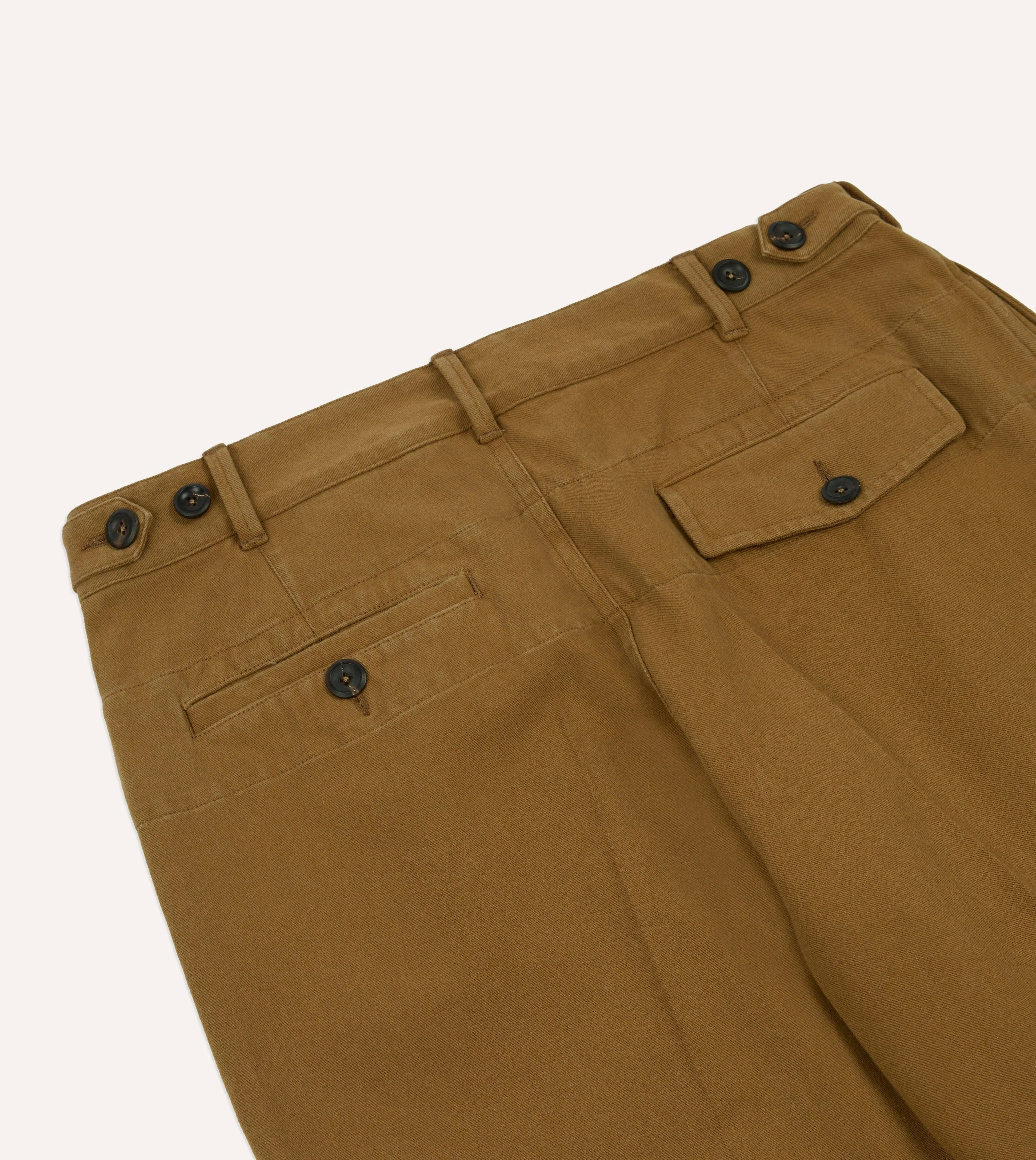 Camel Cotton Twill Field Games Trouser - Image 5