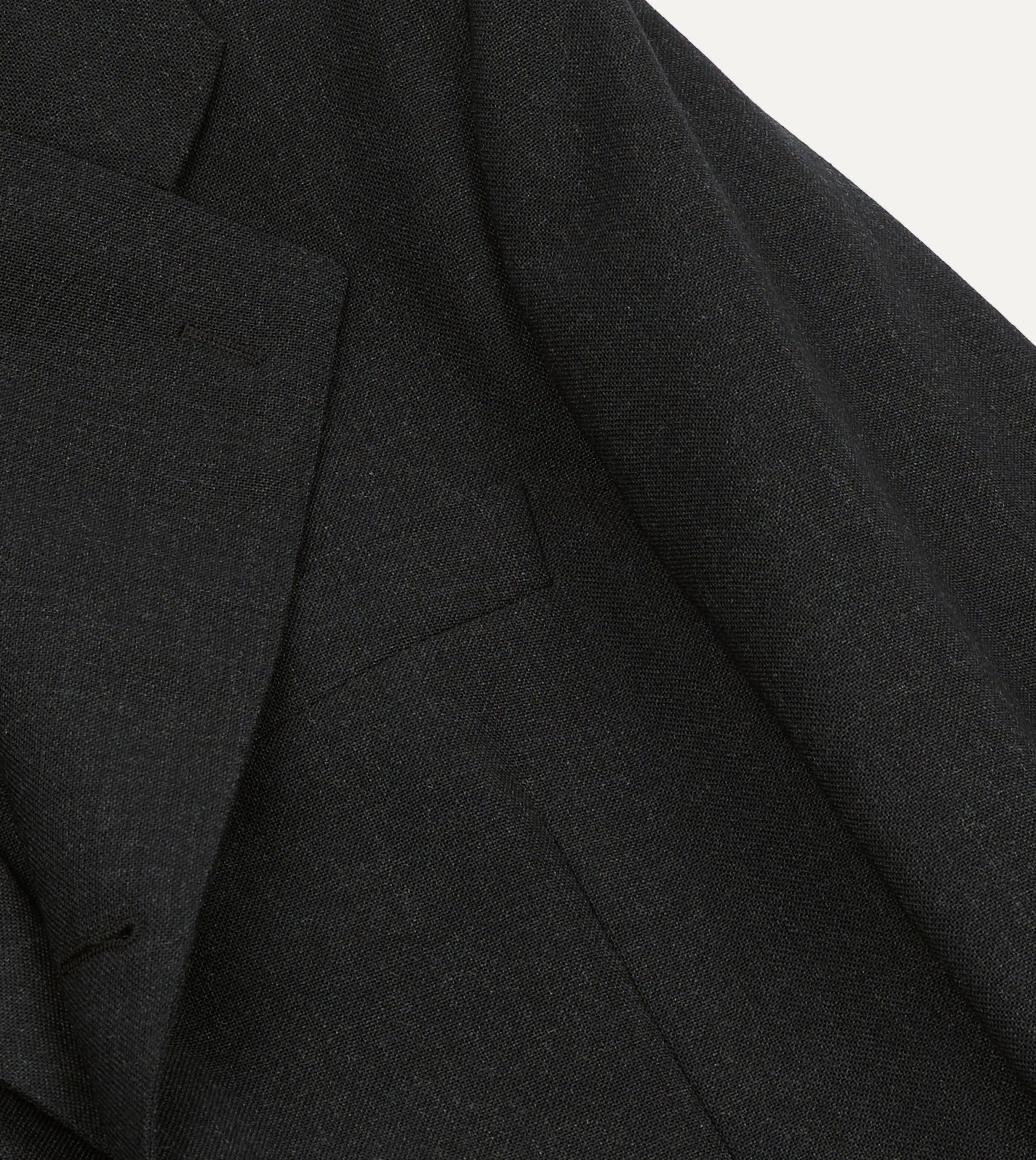 Charcoal Fresco® Wool Tailored Jacket - Image 4