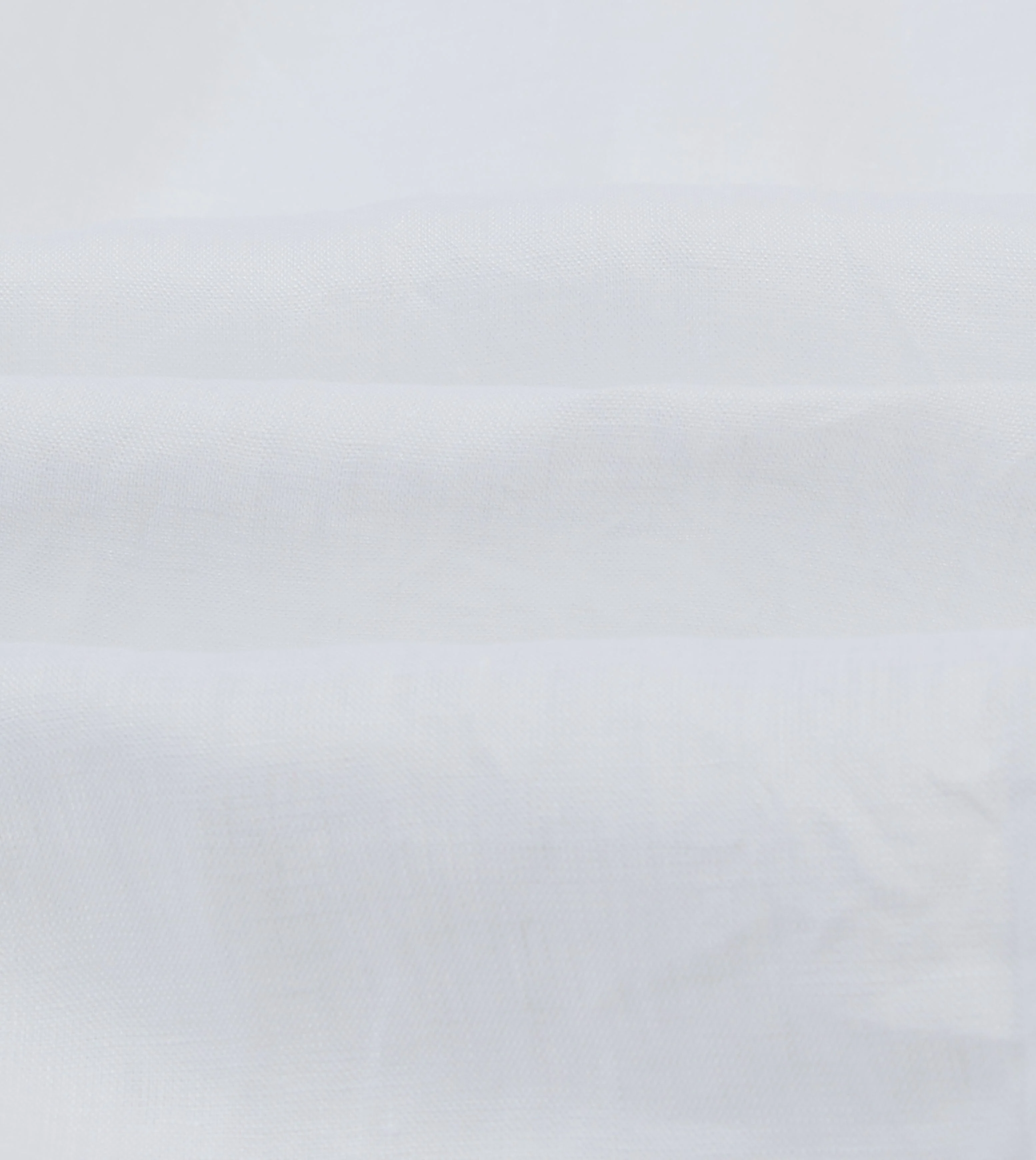 White Linen Spread Collar Shirt - Image 2