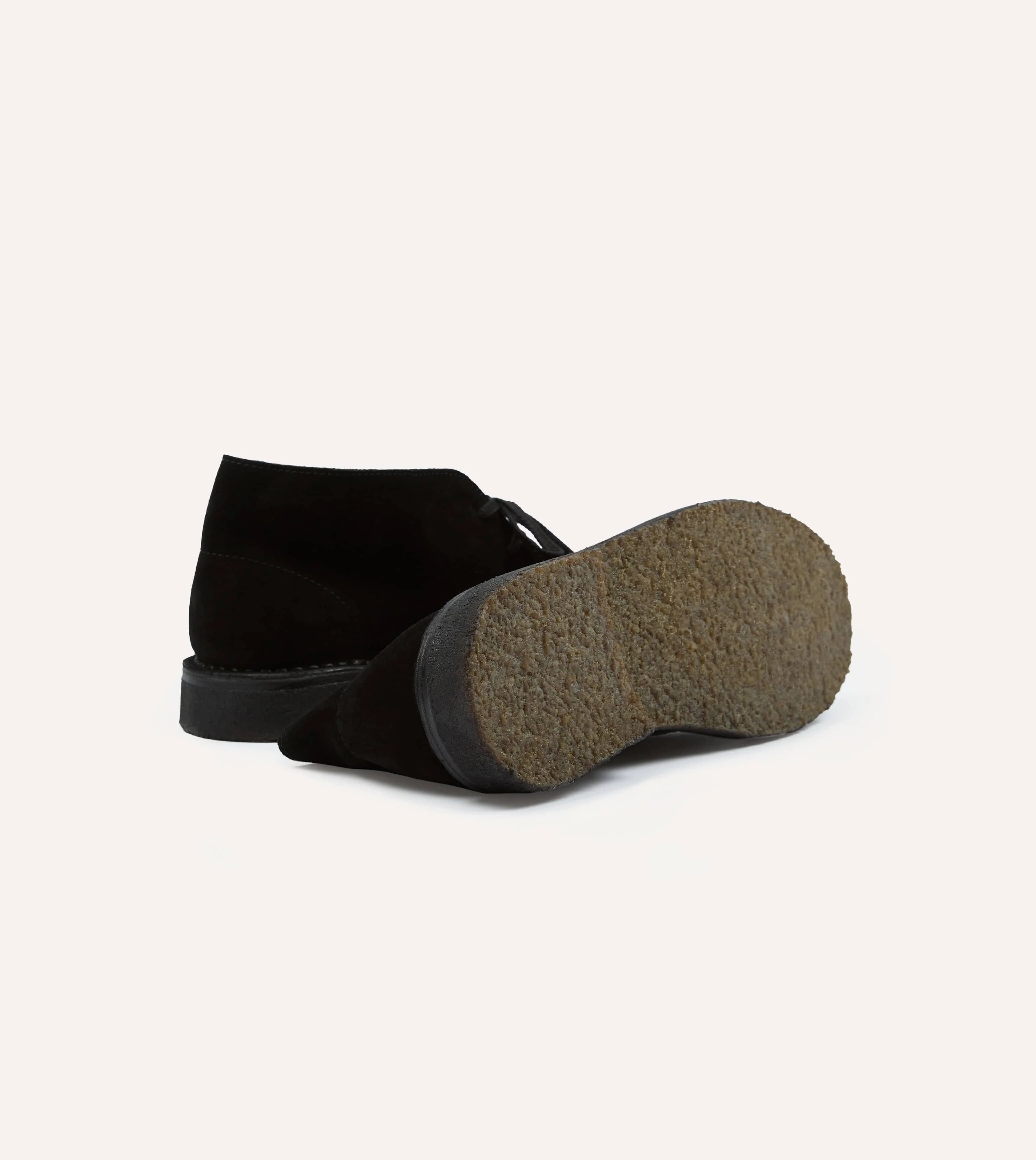 Drake's by A. Levine Clifford Desert Boot Black Suede - Image 2