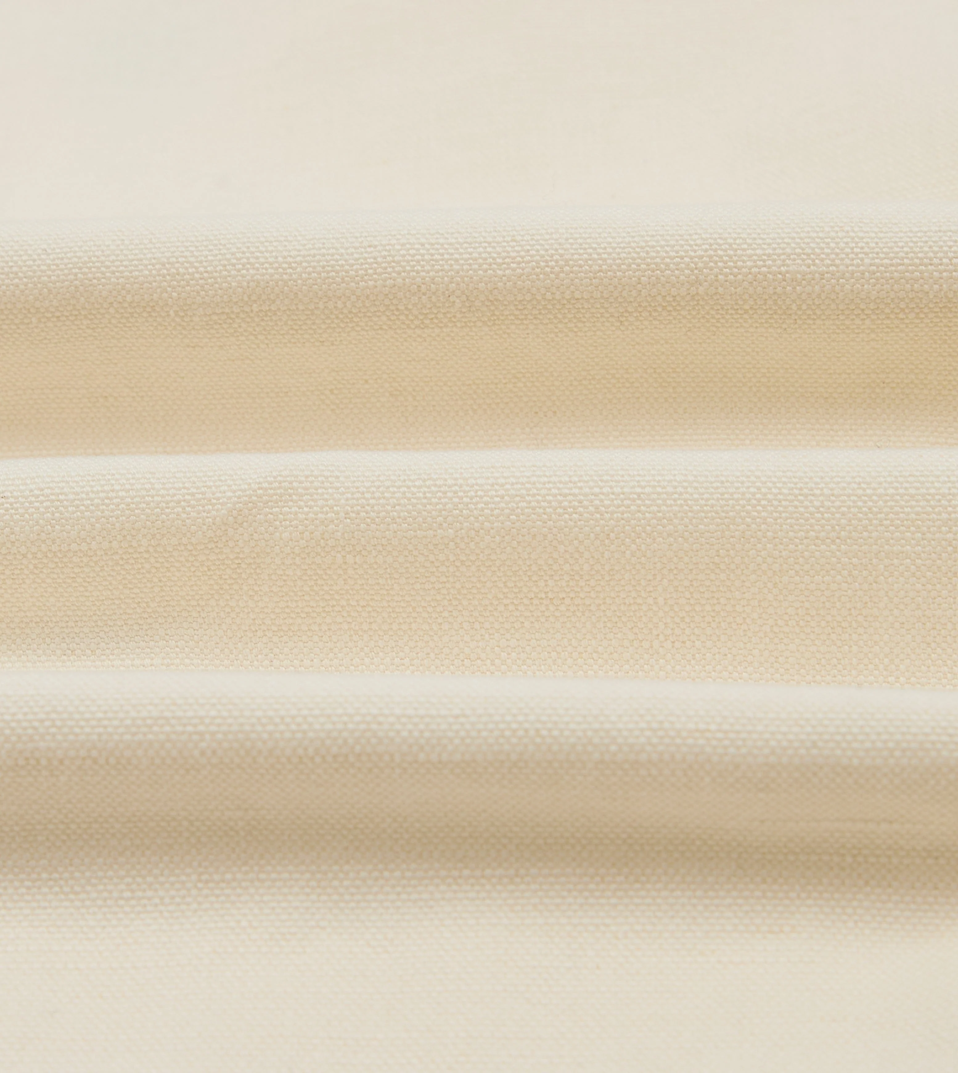 Ecru Cotton-Linen Double-Breasted Chore Coat - Image 3