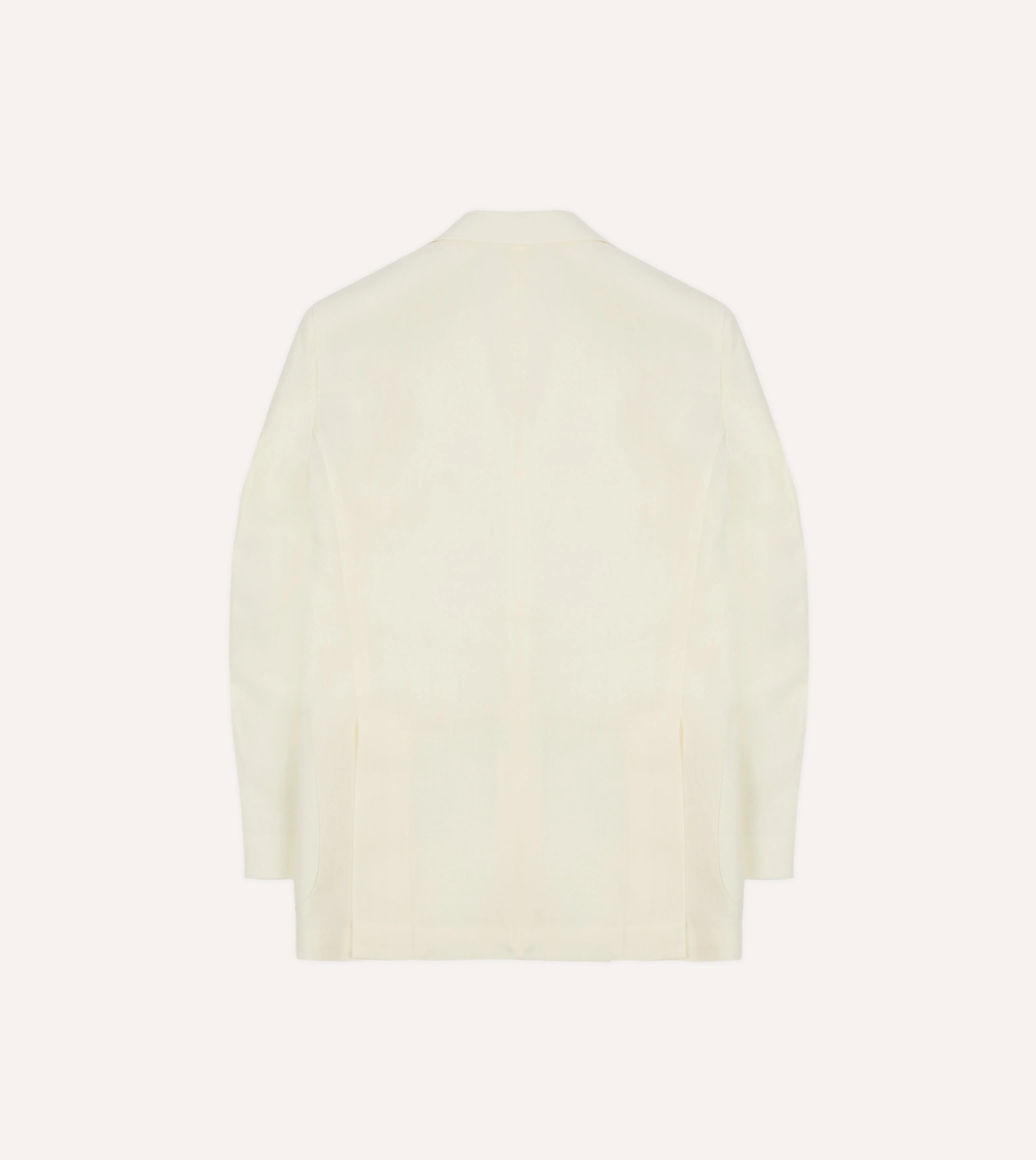 Ecru Irish Linen Tailored Jacket - Image 7