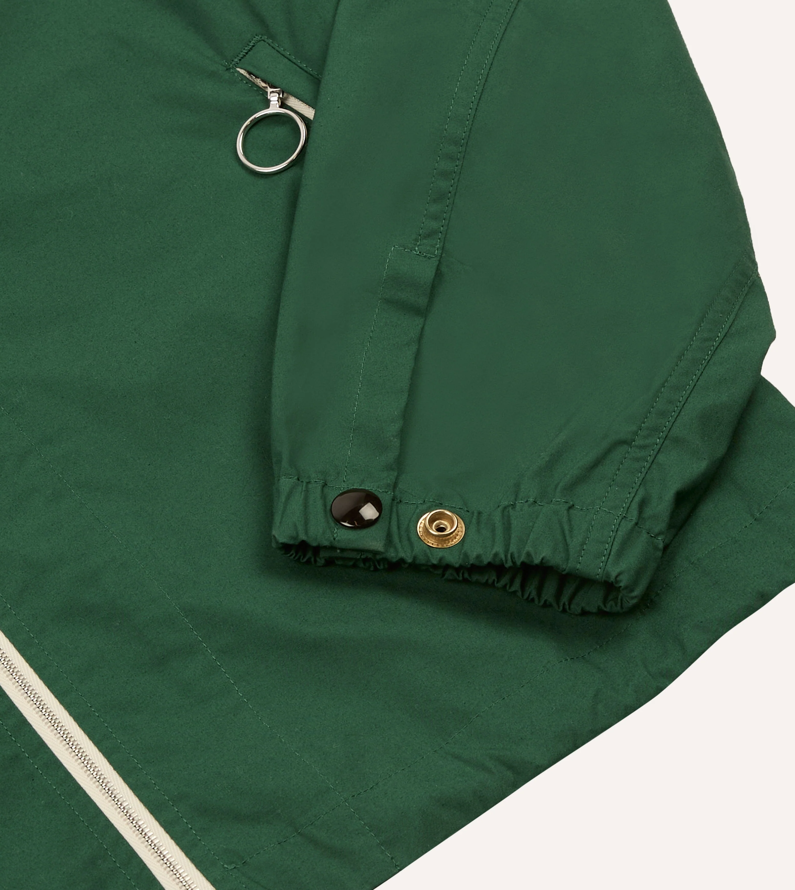 Green Cotton Blouson Jacket - Image 4