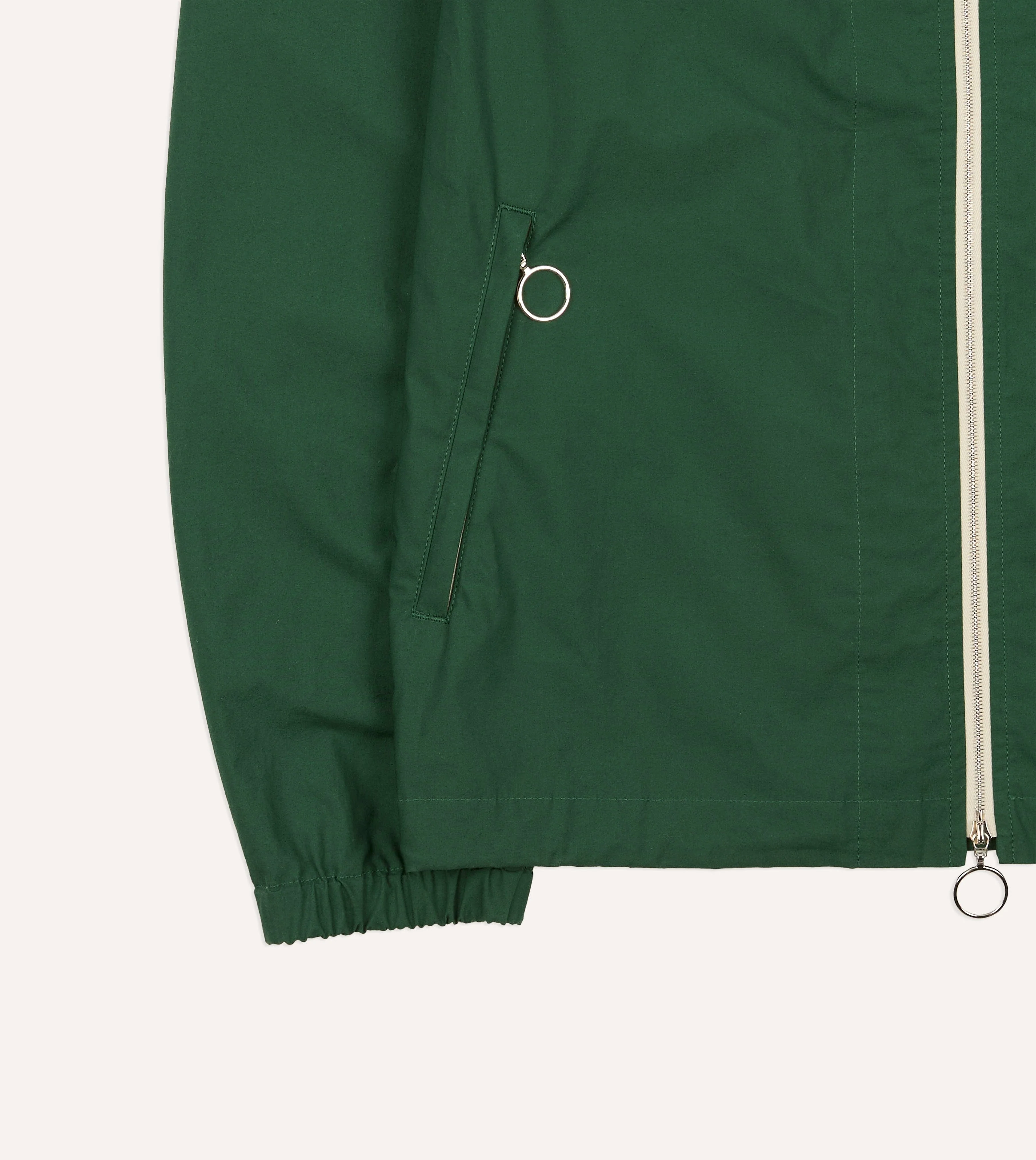 Green Cotton Blouson Jacket - Image 5