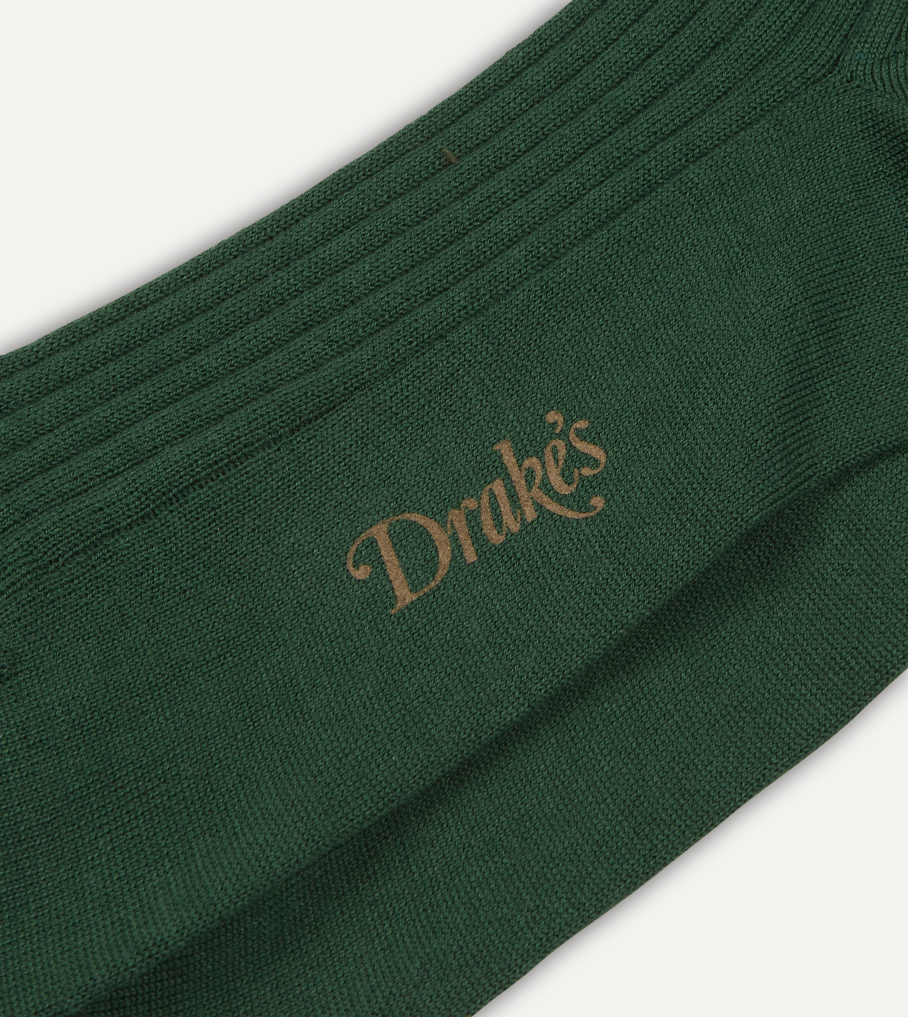 Green Wool Over-the-Calf Socks - Image 2