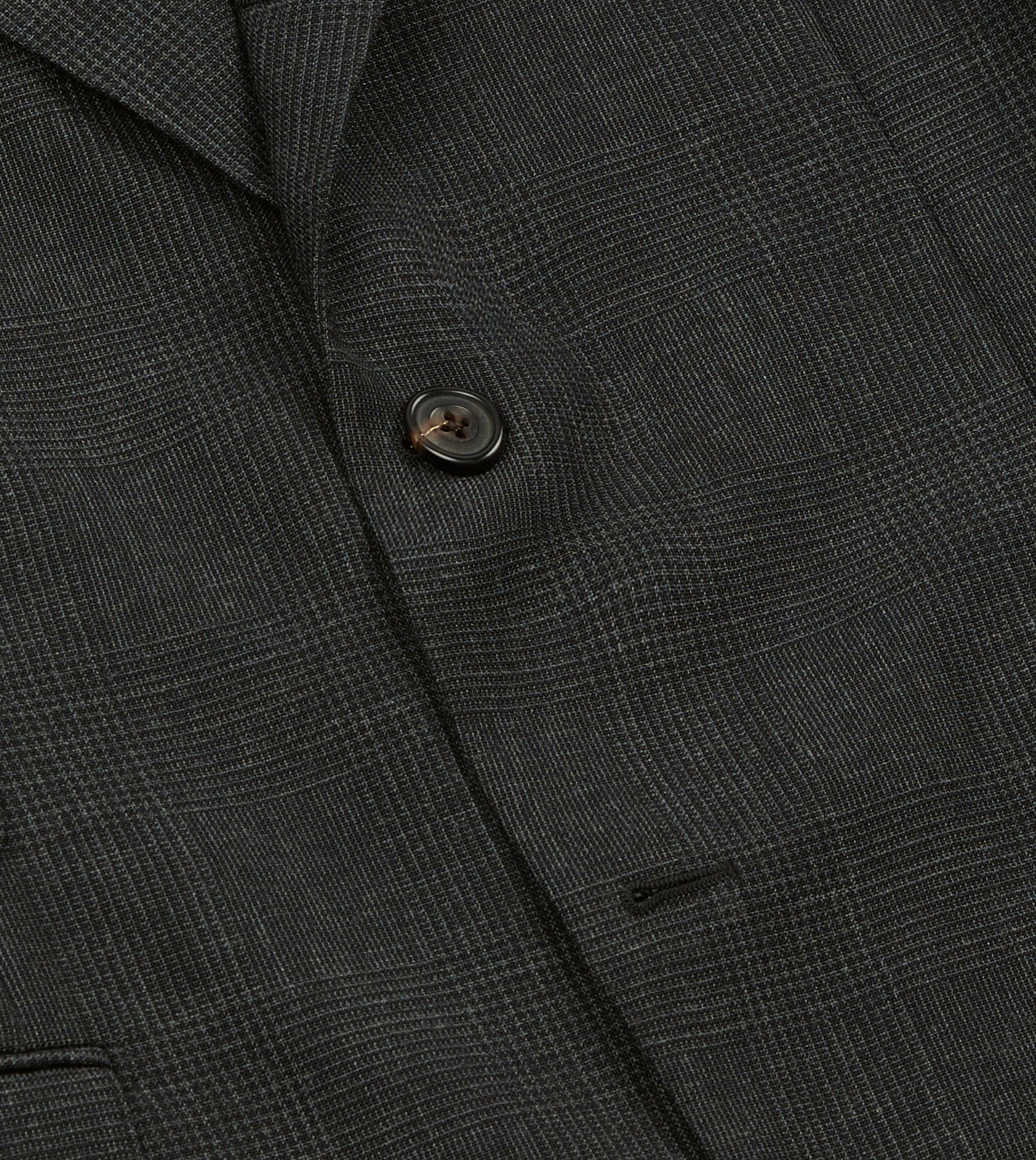 Grey Prince of Wales Check Fresco® Wool Tailored Jacket - Image 5