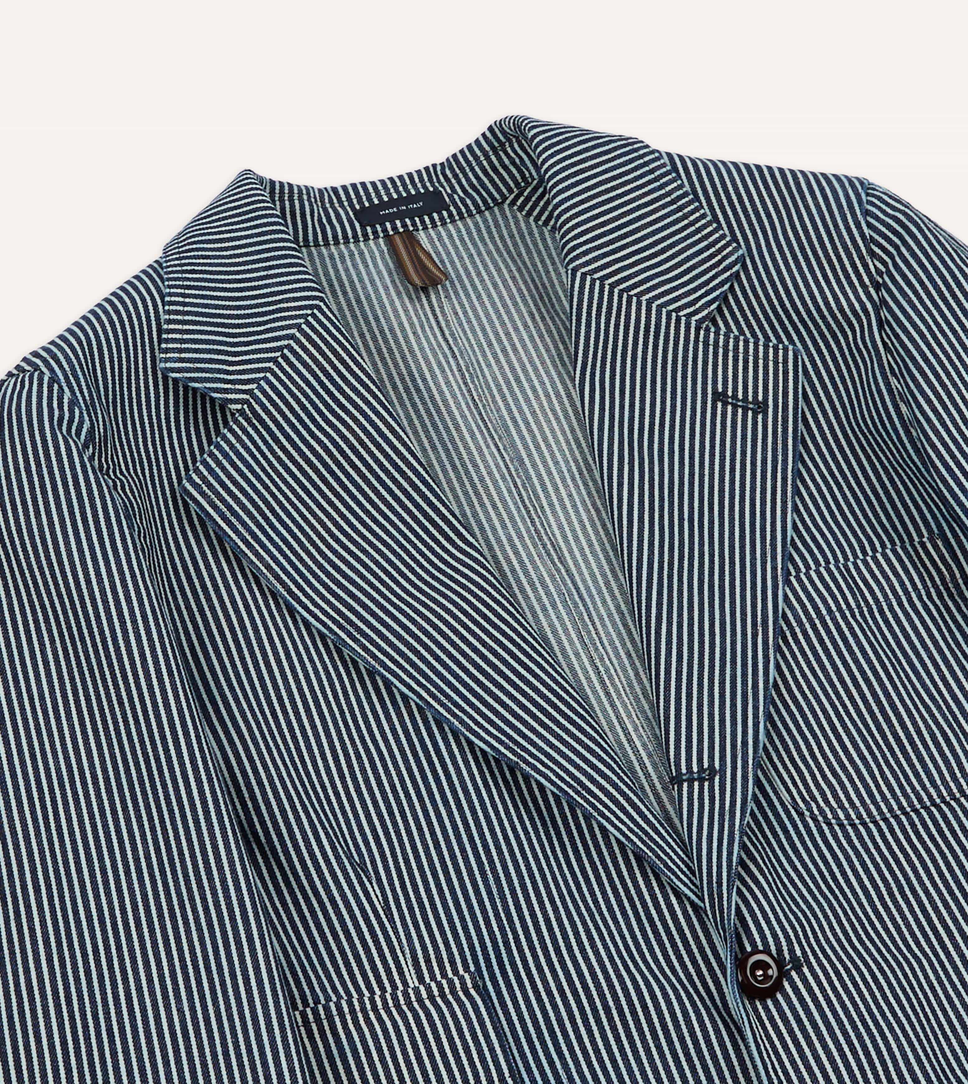 Indigo Hickory Stripe Games Blazer Mk. IV - Image 4