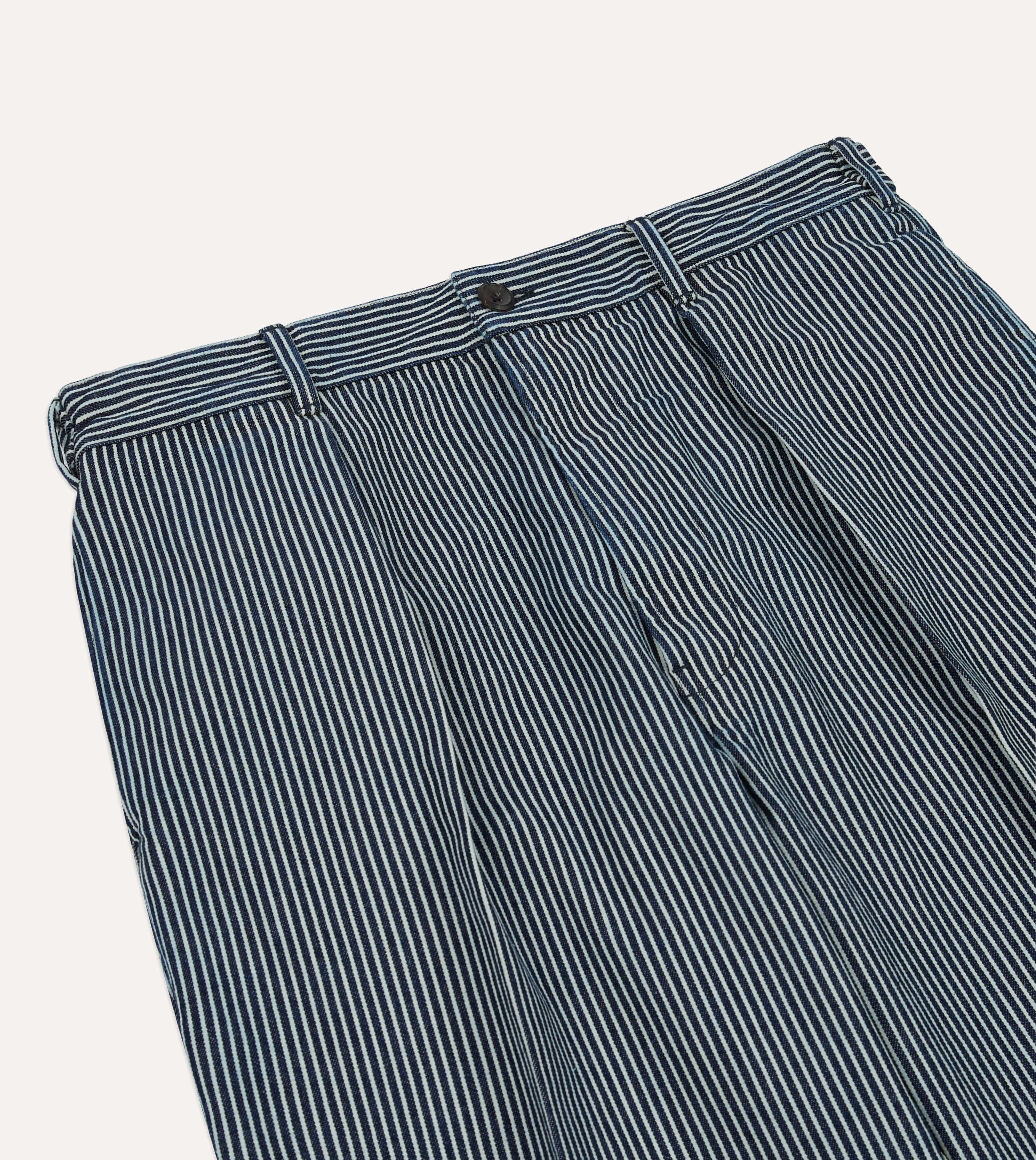 Indigo Hickory Stripe Games Trouser - Image 5