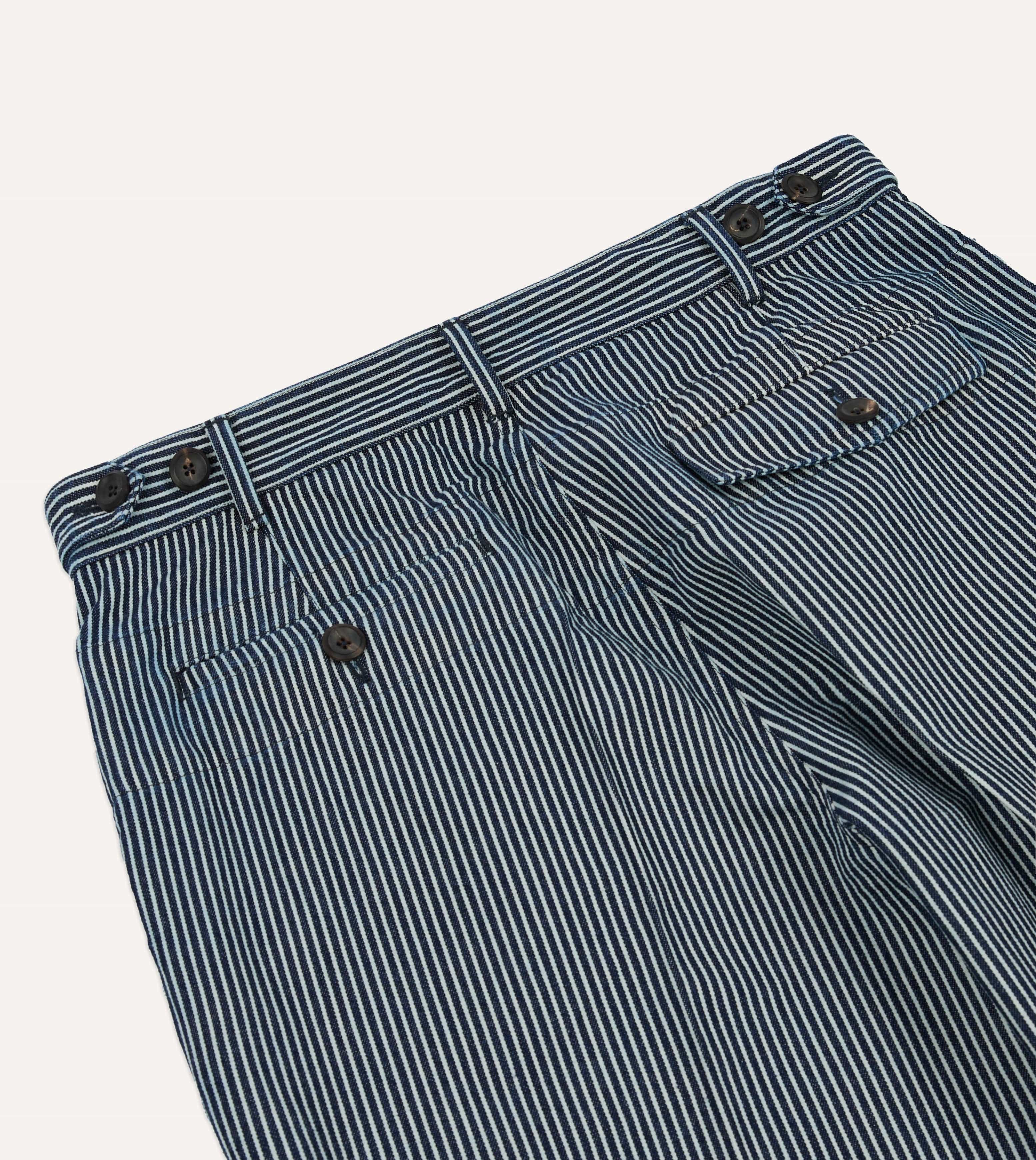 Indigo Hickory Stripe Games Trouser - Image 6