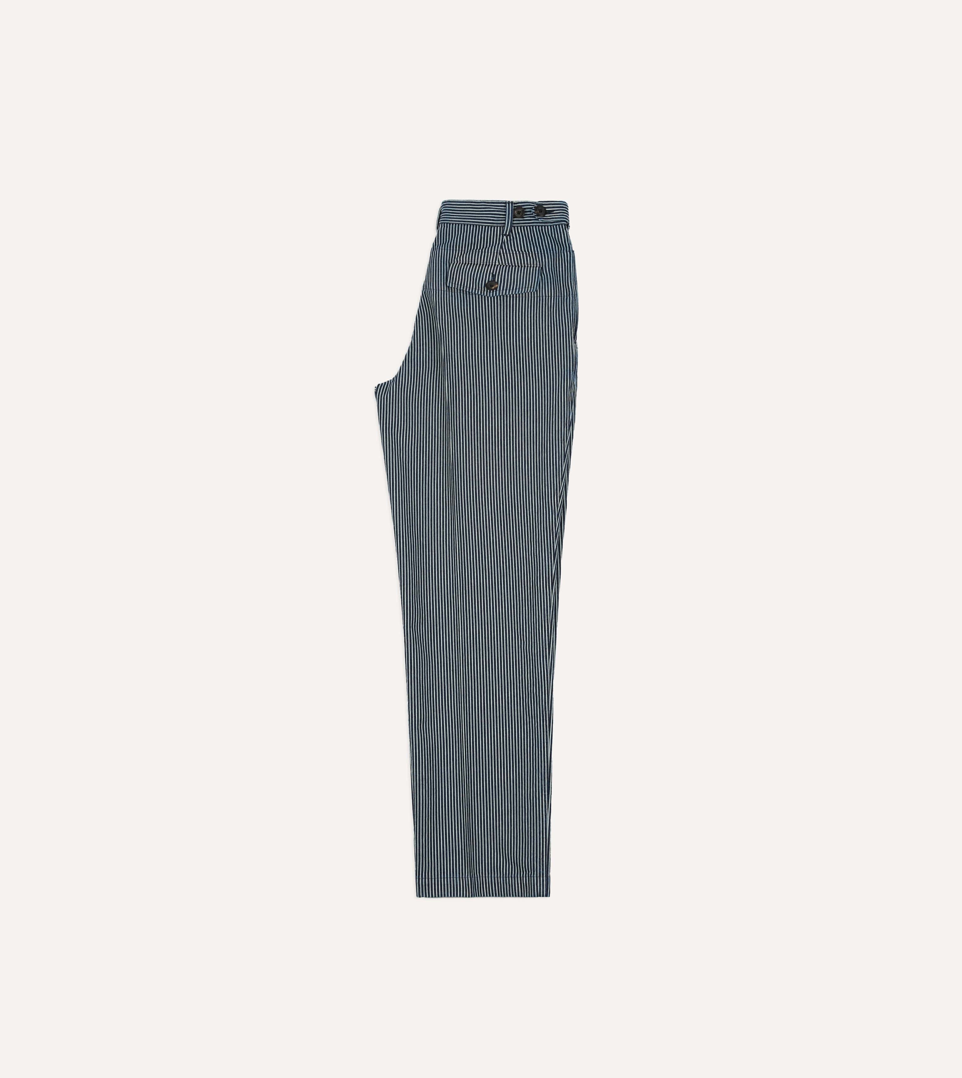 Indigo Hickory Stripe Games Trouser - Image 7