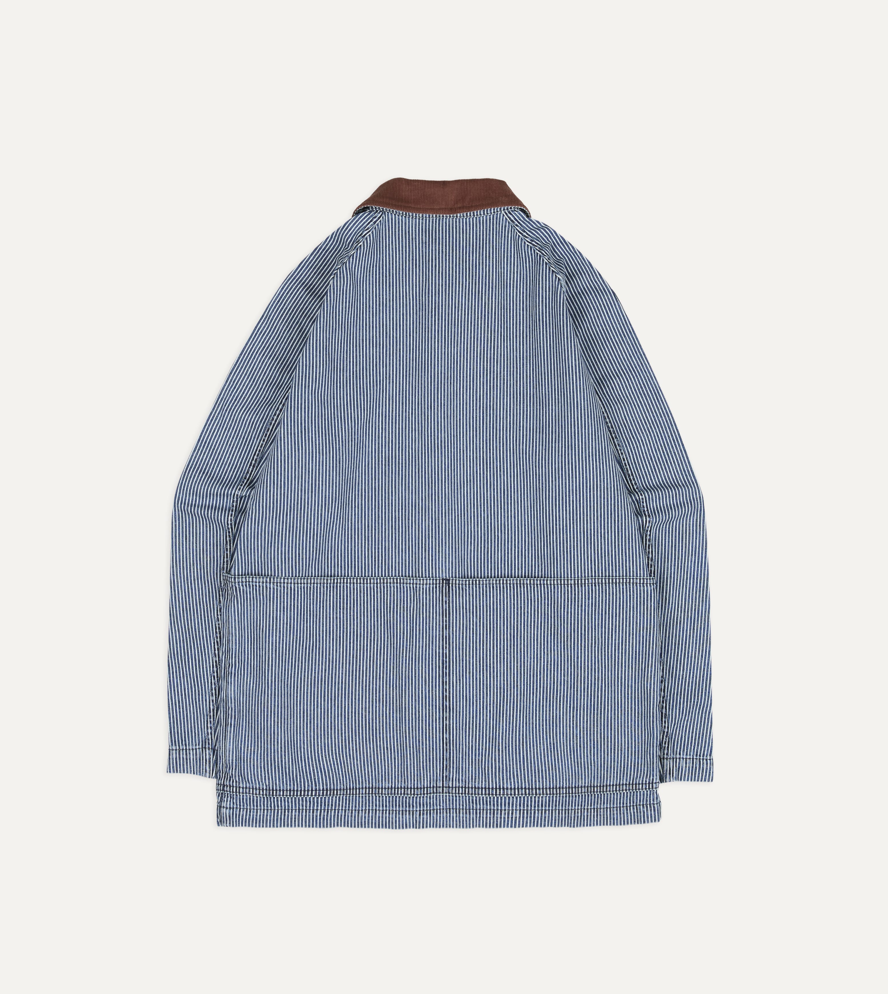 Indigo Stripe Denim Field Jacket - Image 9