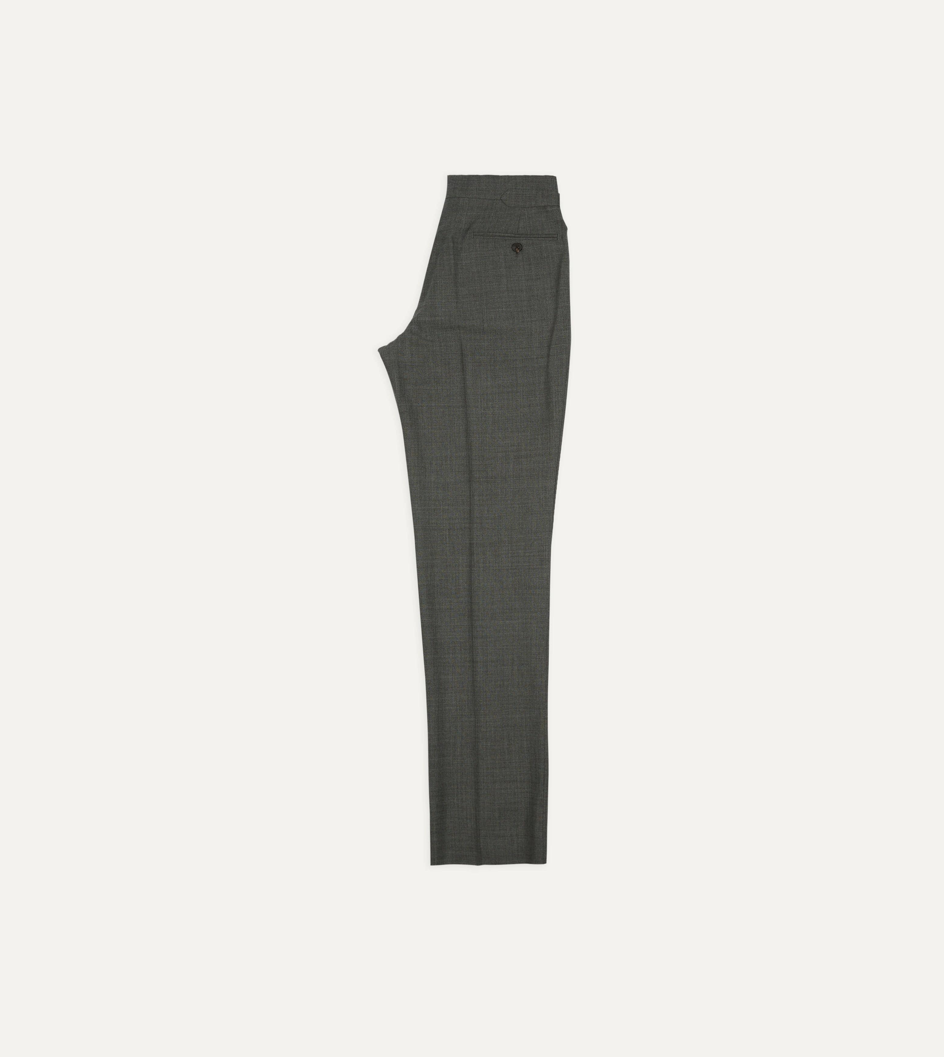 Light Grey Fresco Lite® Single Pleat Trouser - Image 6