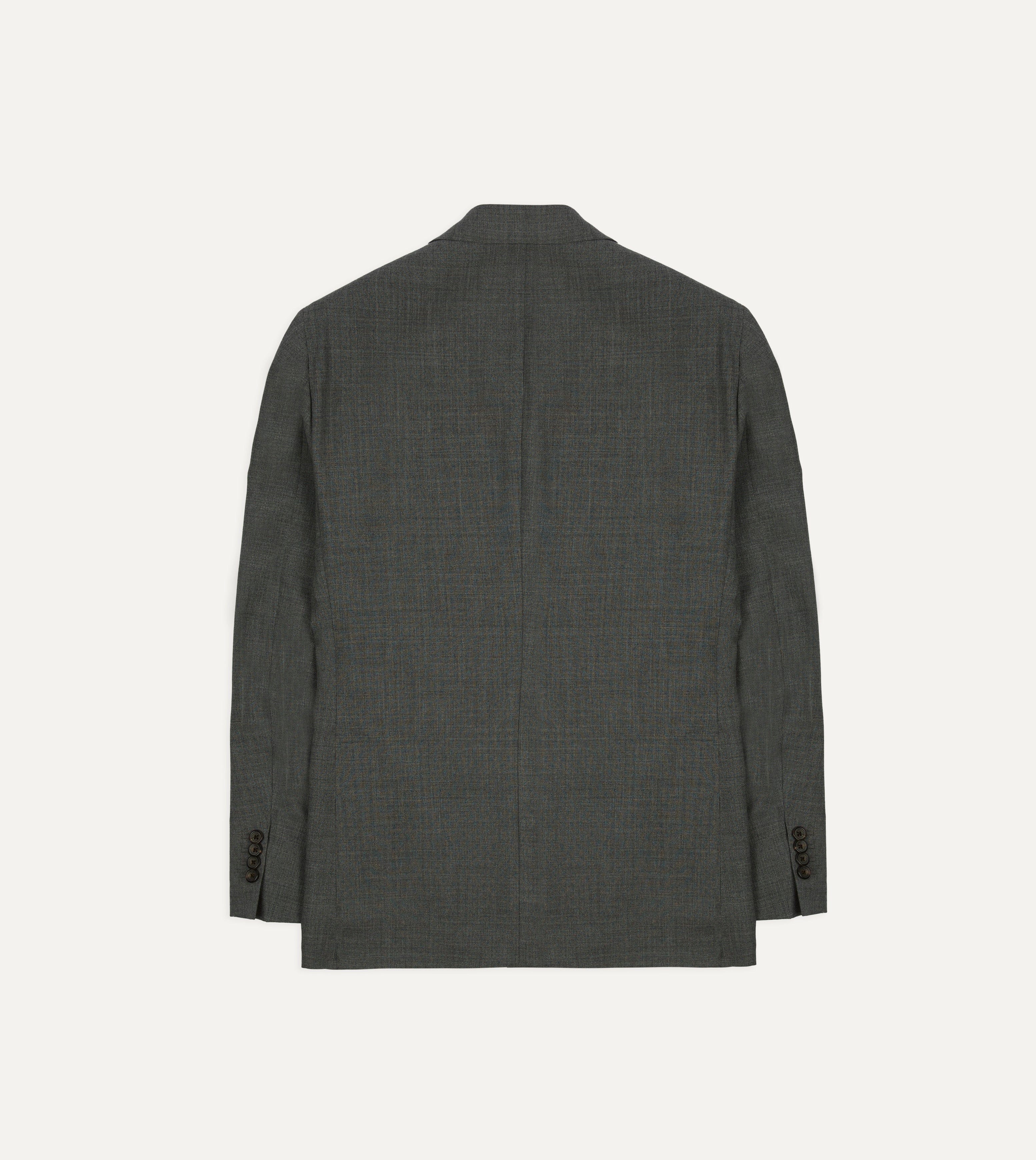 Light Grey Fresco Lite® Wool Tailored Jacket - Image 8