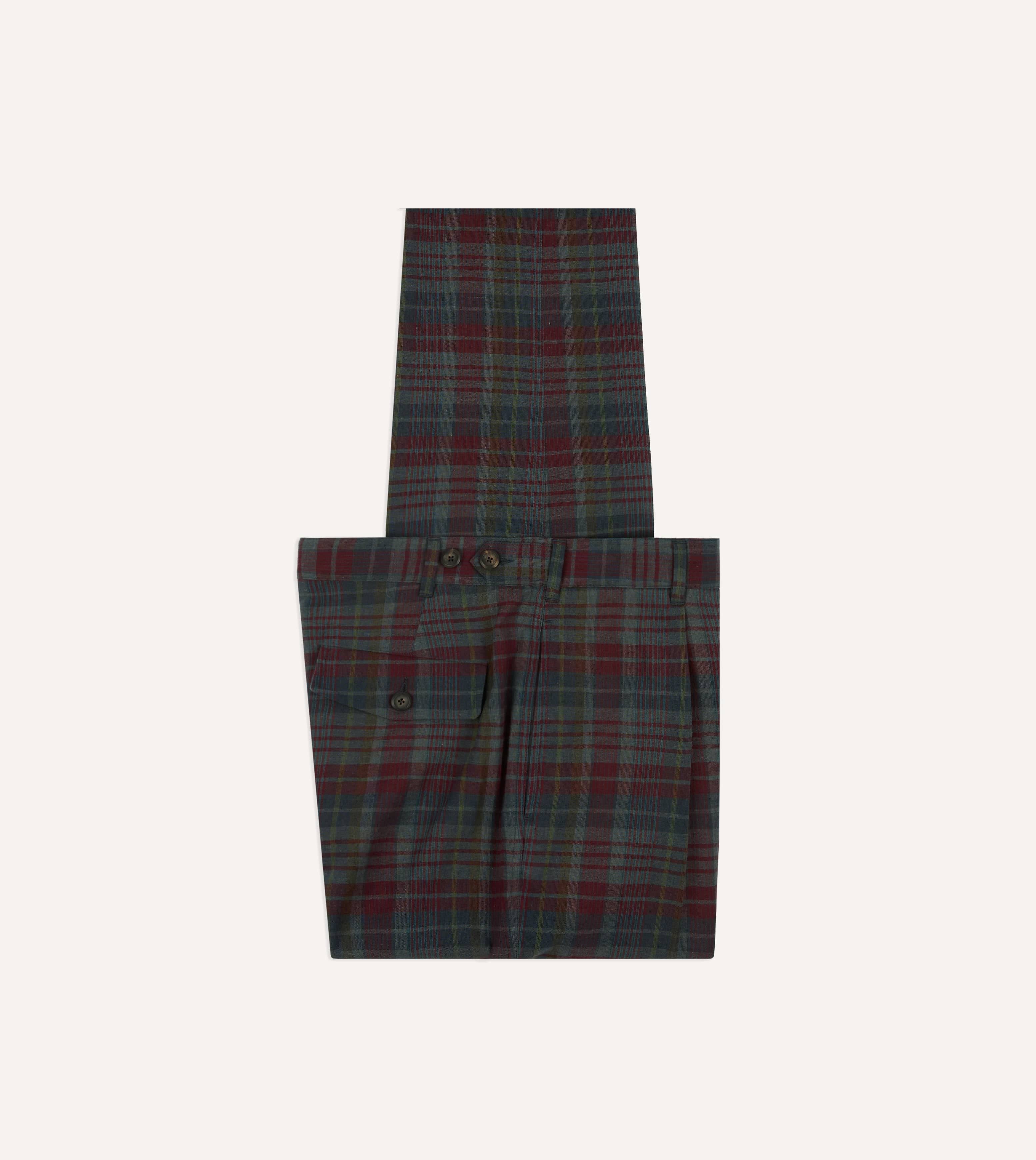 Madras Check Games Trouser - Image 4