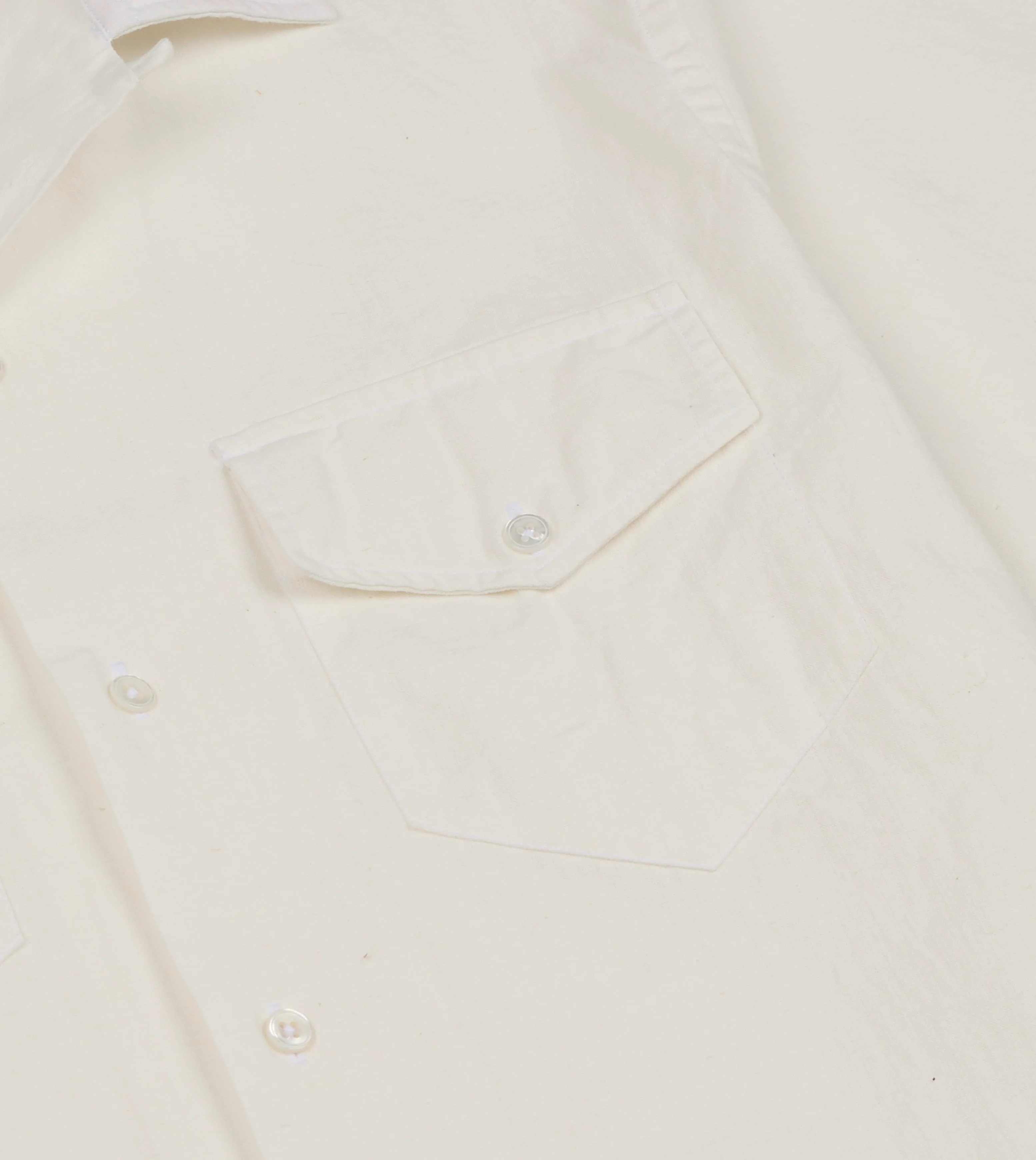 Mayumi Y. for Drake’s Embroidered Cotton-Linen Camp Collar Short Sleeve Shirt - Image 5