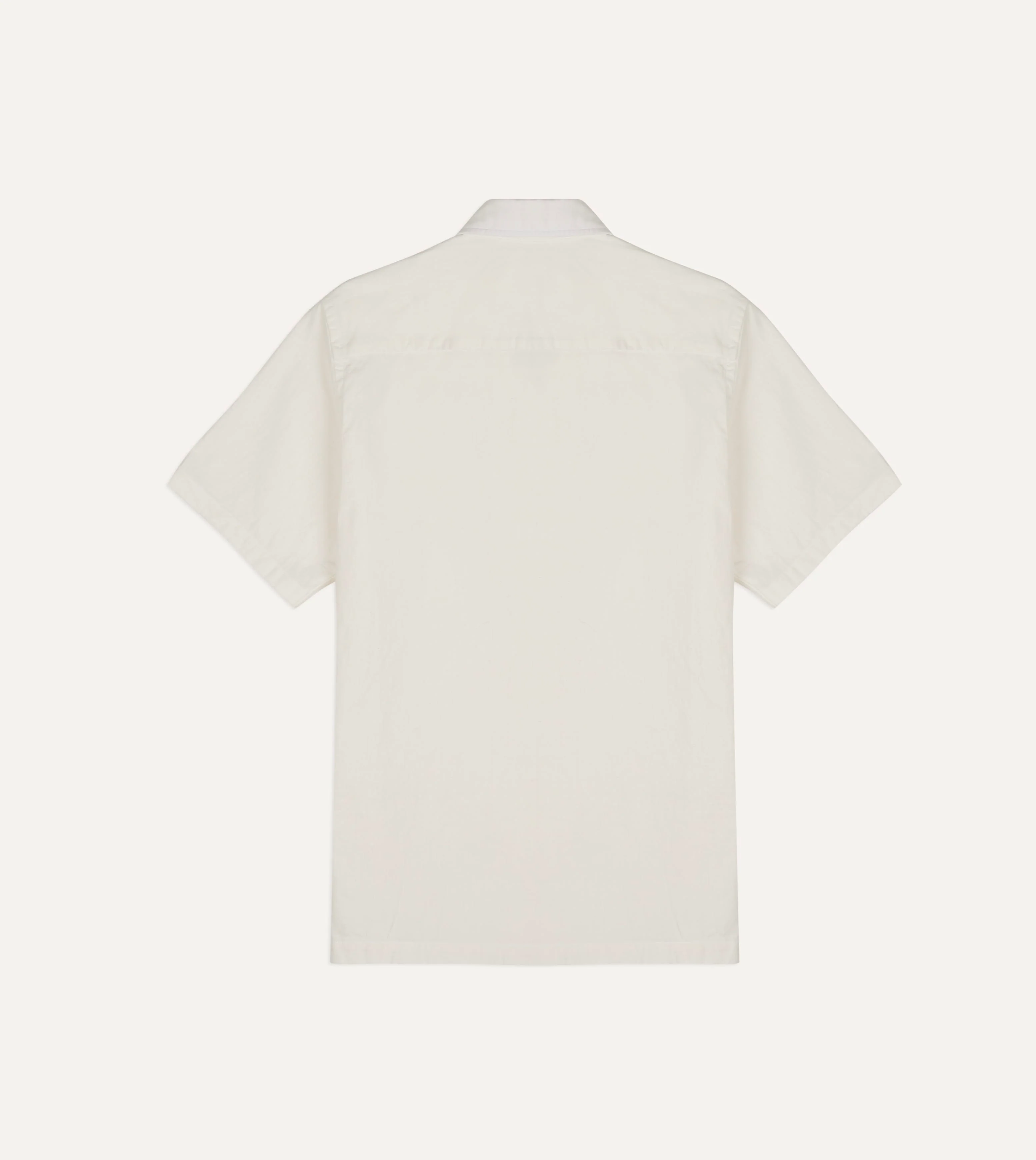 Mayumi Y. for Drake’s Embroidered Cotton-Linen Camp Collar Short Sleeve Shirt - Image 6