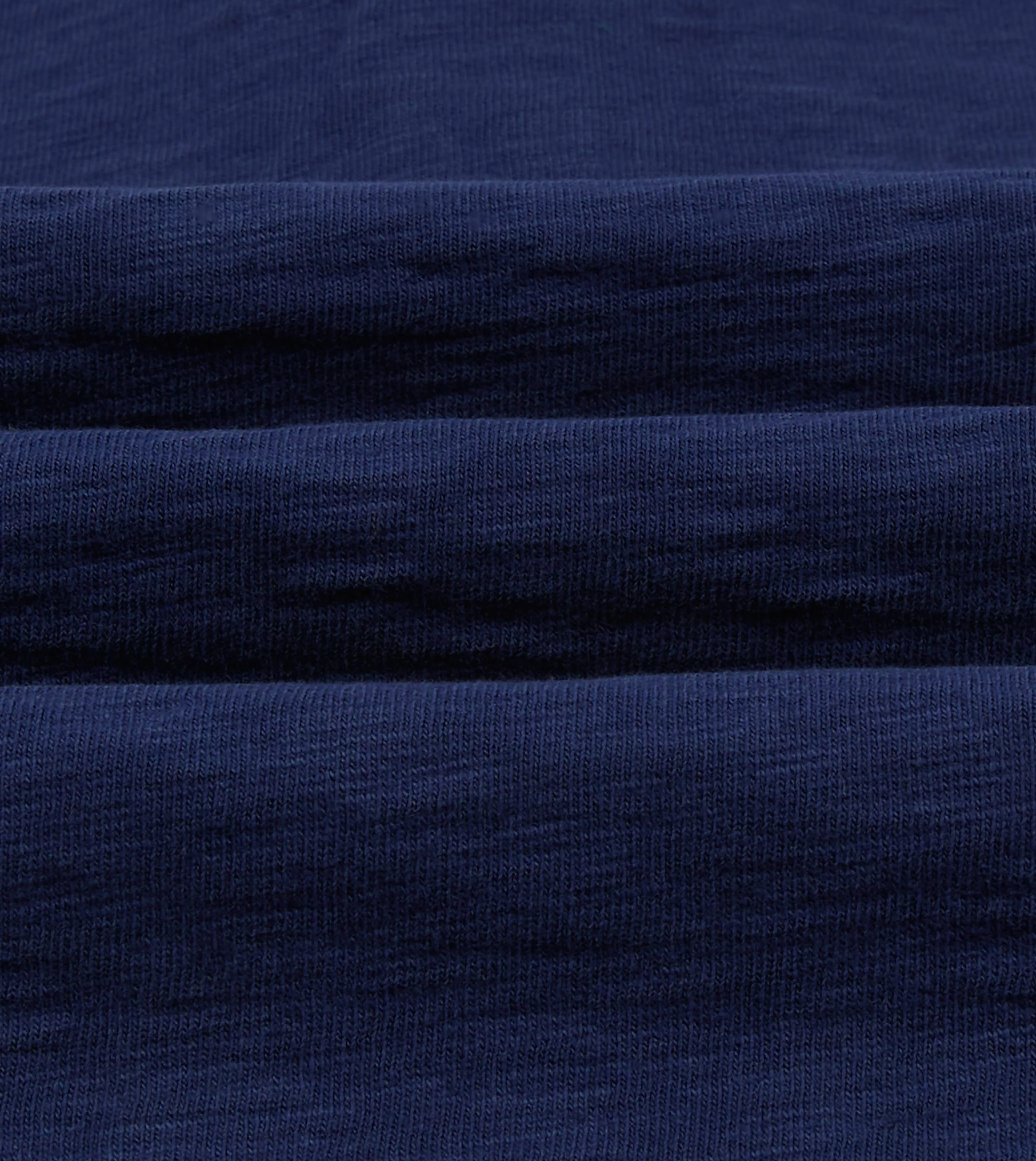 Navy and Yellow Chevron Flamé Cotton Rugby Shirt - Image 4