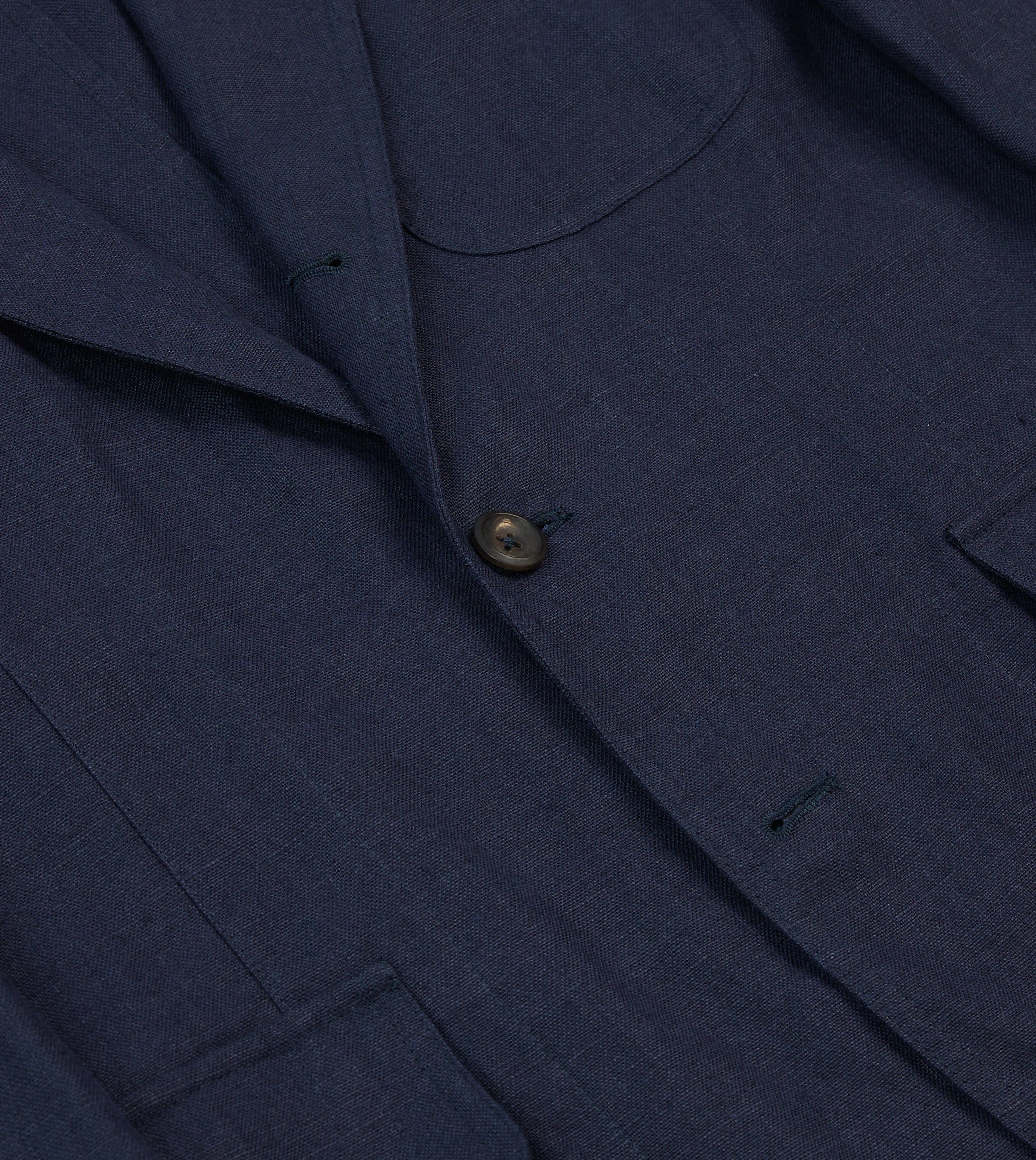 Navy Antique Linen Games Blazer Mk. I - Image 5
