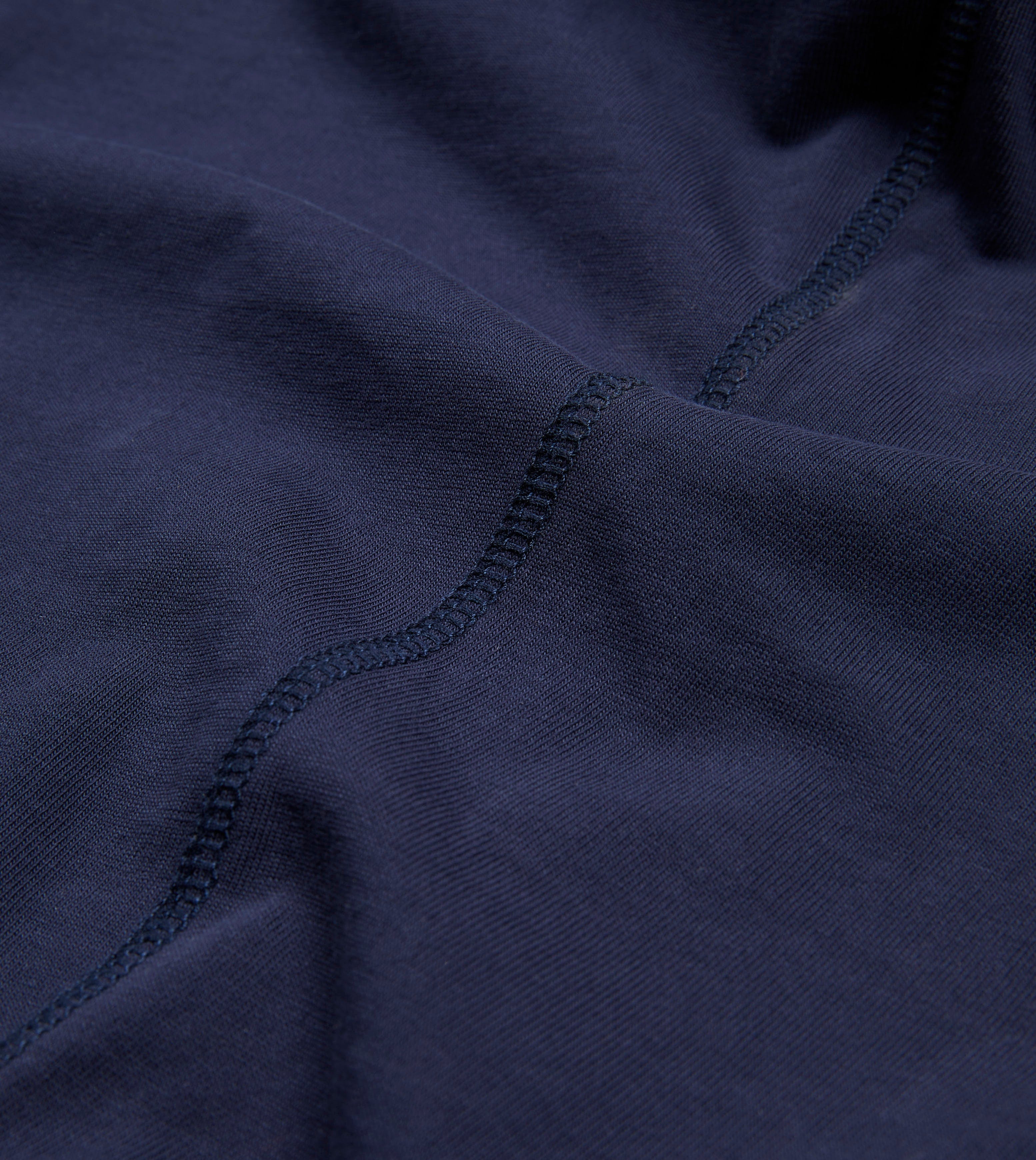 Navy Cotton Crew Neck Hiking T-Shirt - Image 4