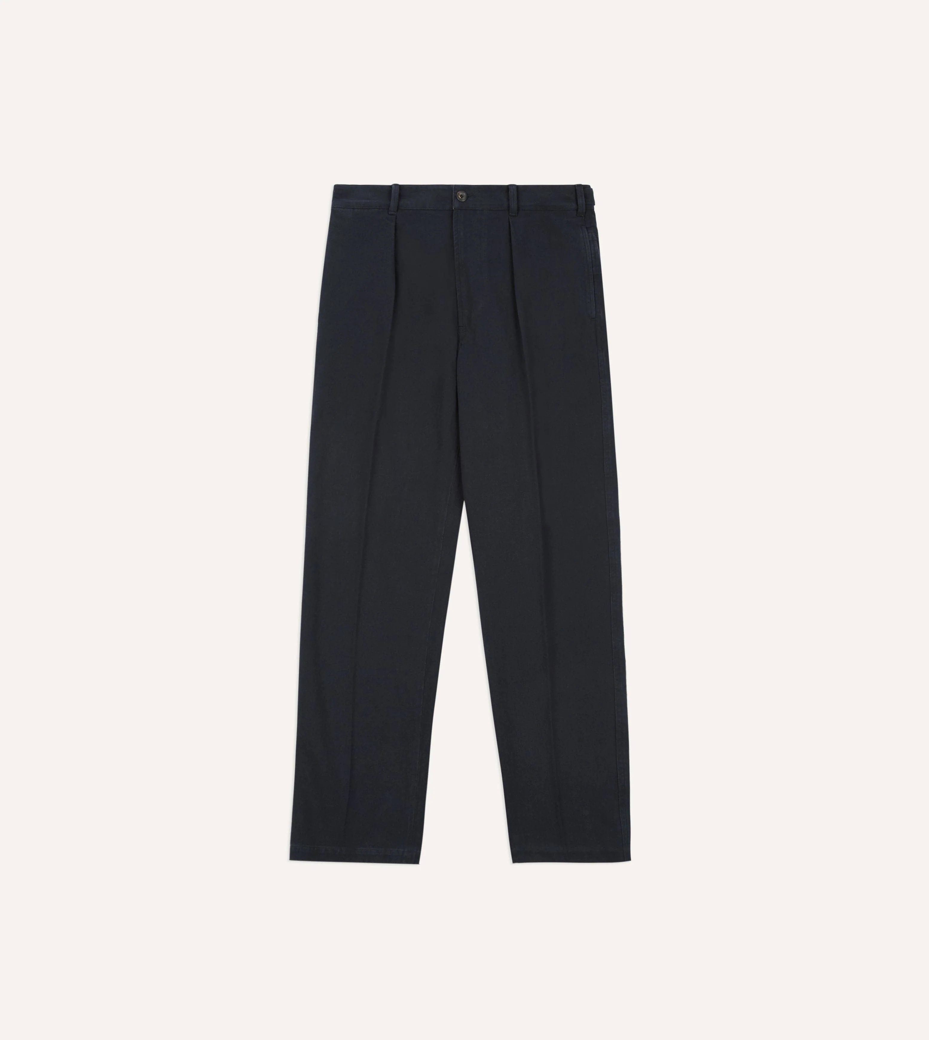 Navy Cotton Twill Field Games Trouser - Image 3