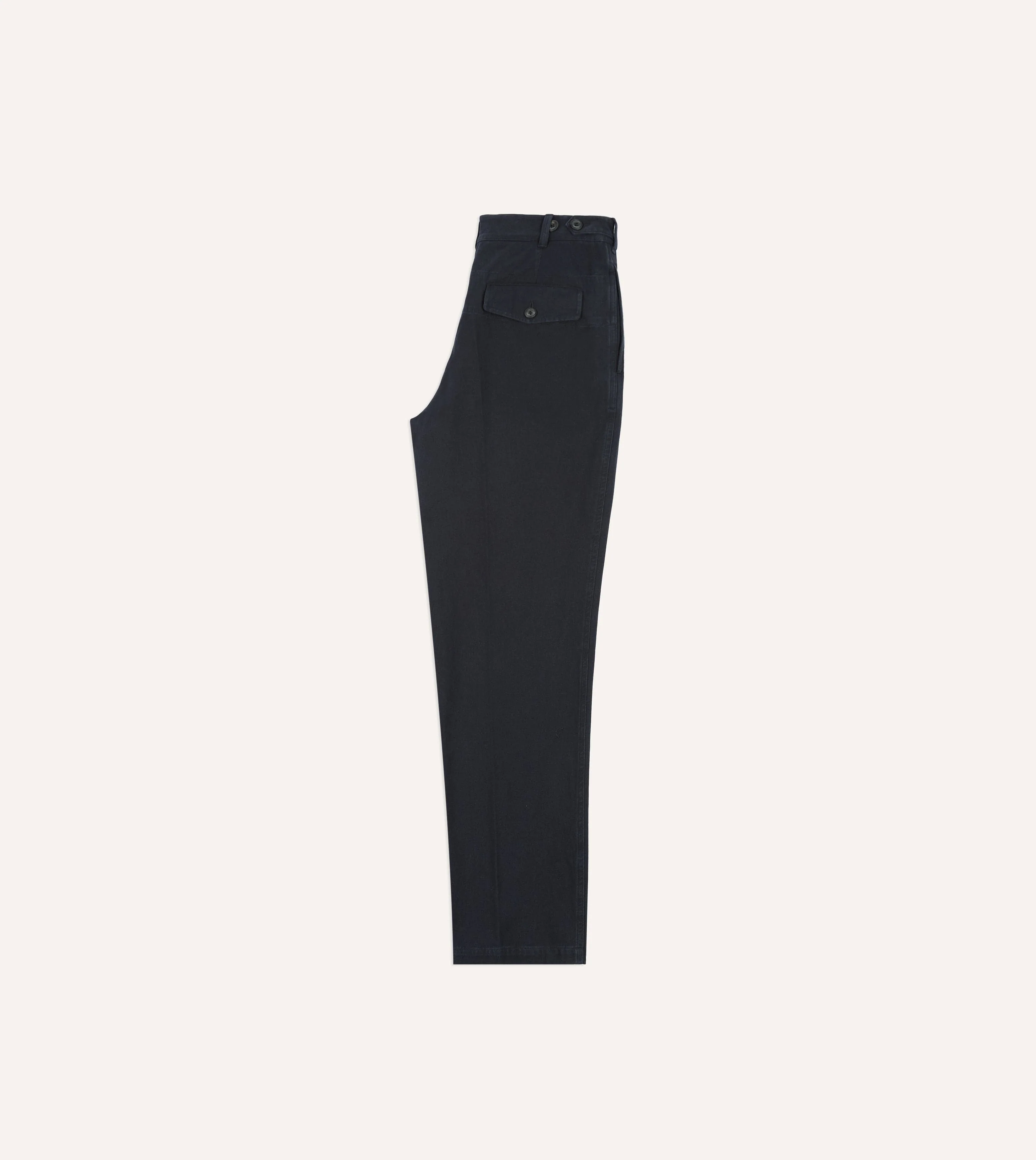 Navy Cotton Twill Field Games Trouser - Image 6