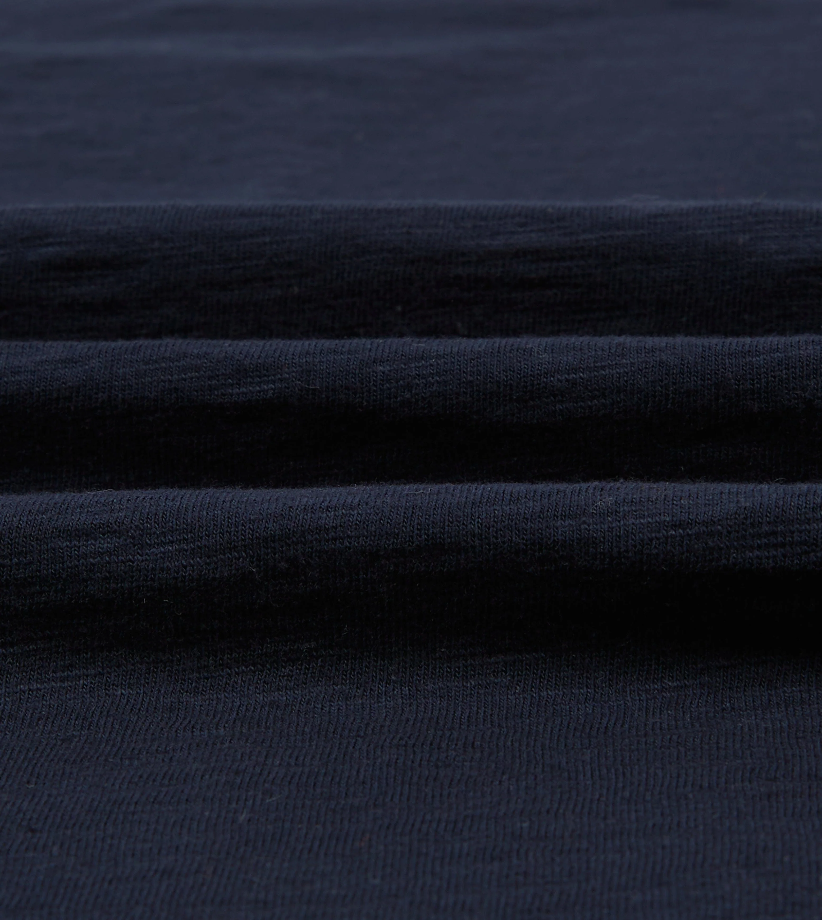 Navy Flamé Cotton Crew Neck Hiking T-Shirt - Image 2
