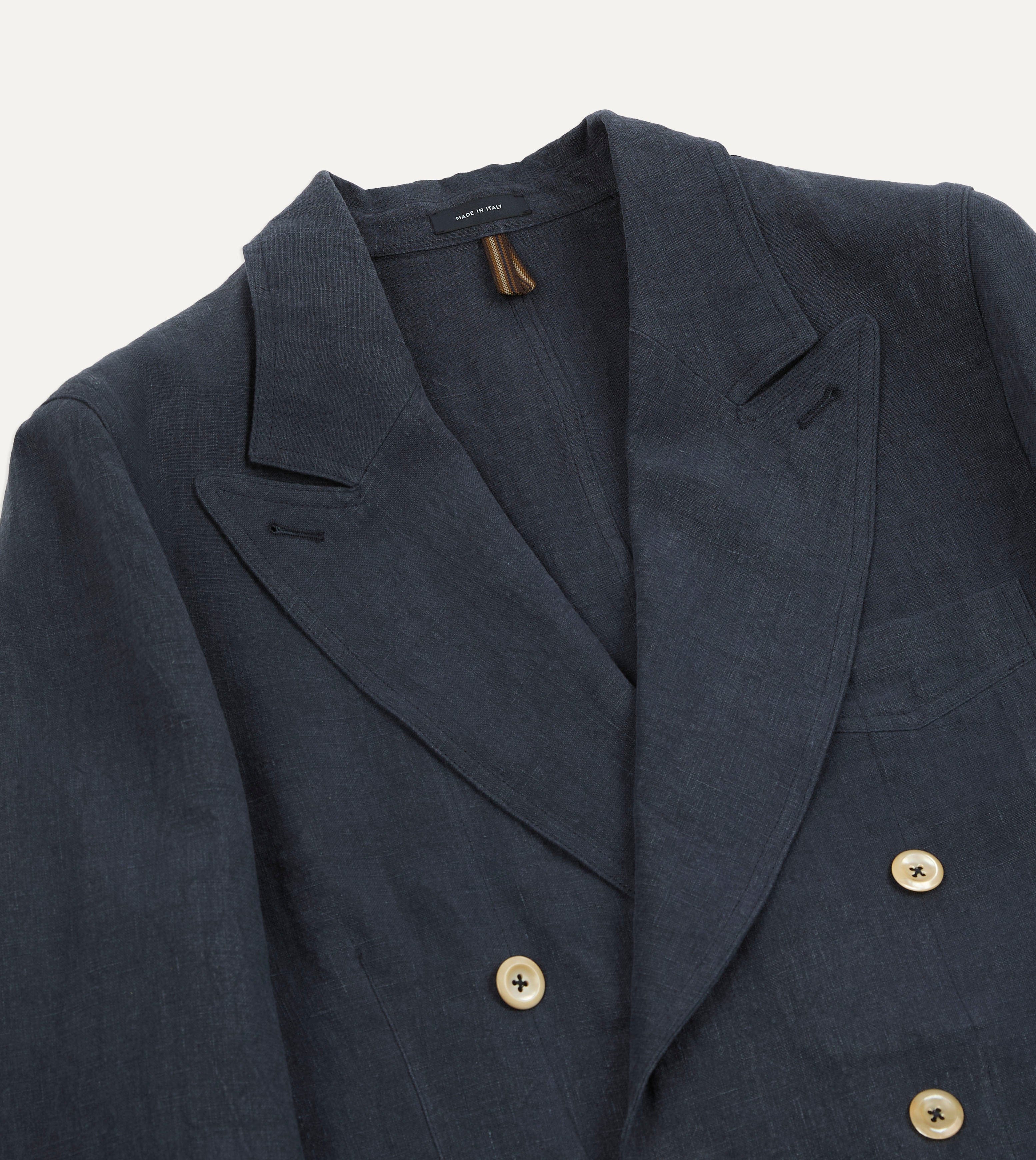 Navy Linen Games Blazer Mk. III - Image 4