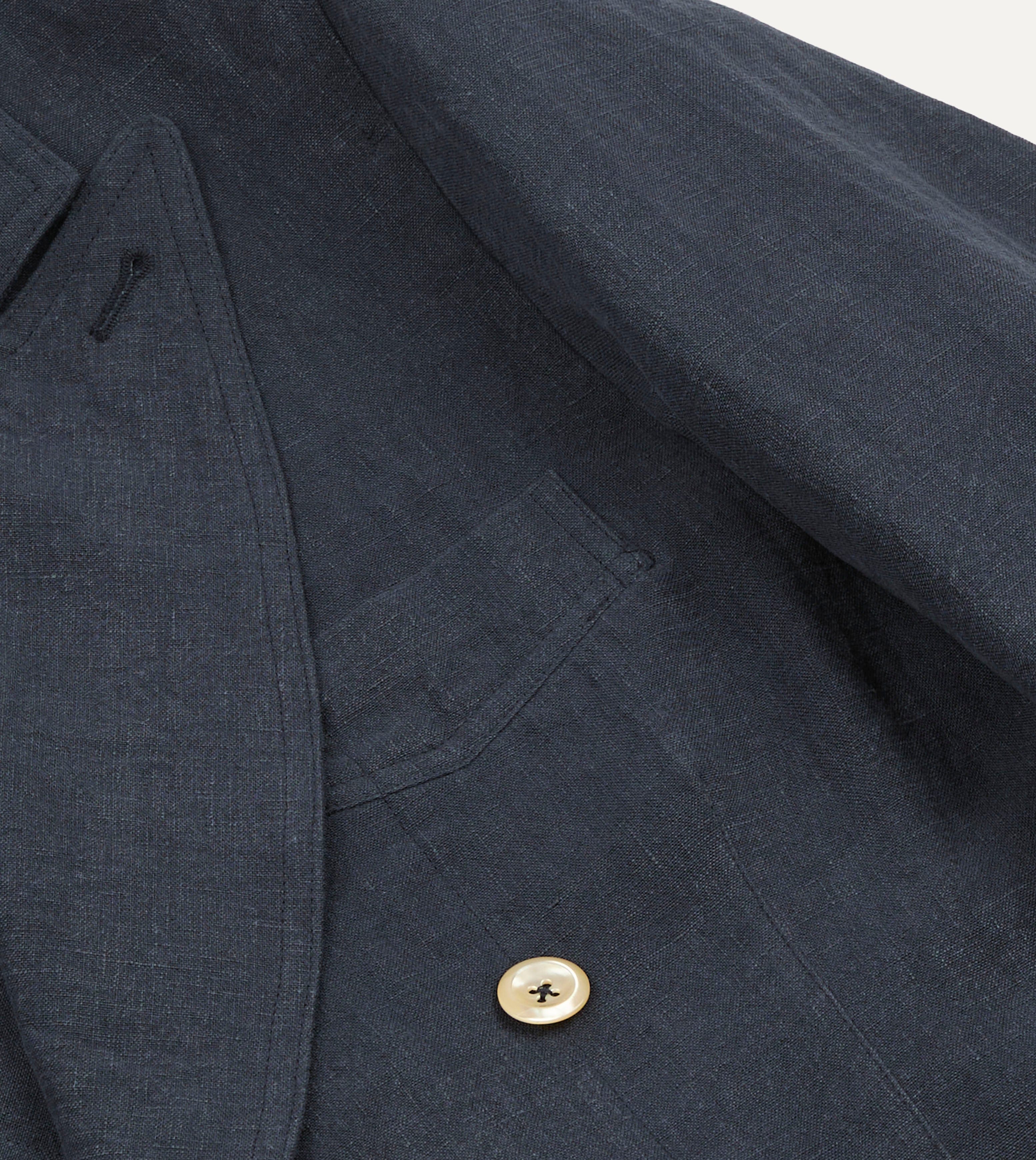 Navy Linen Games Blazer Mk. III - Image 5