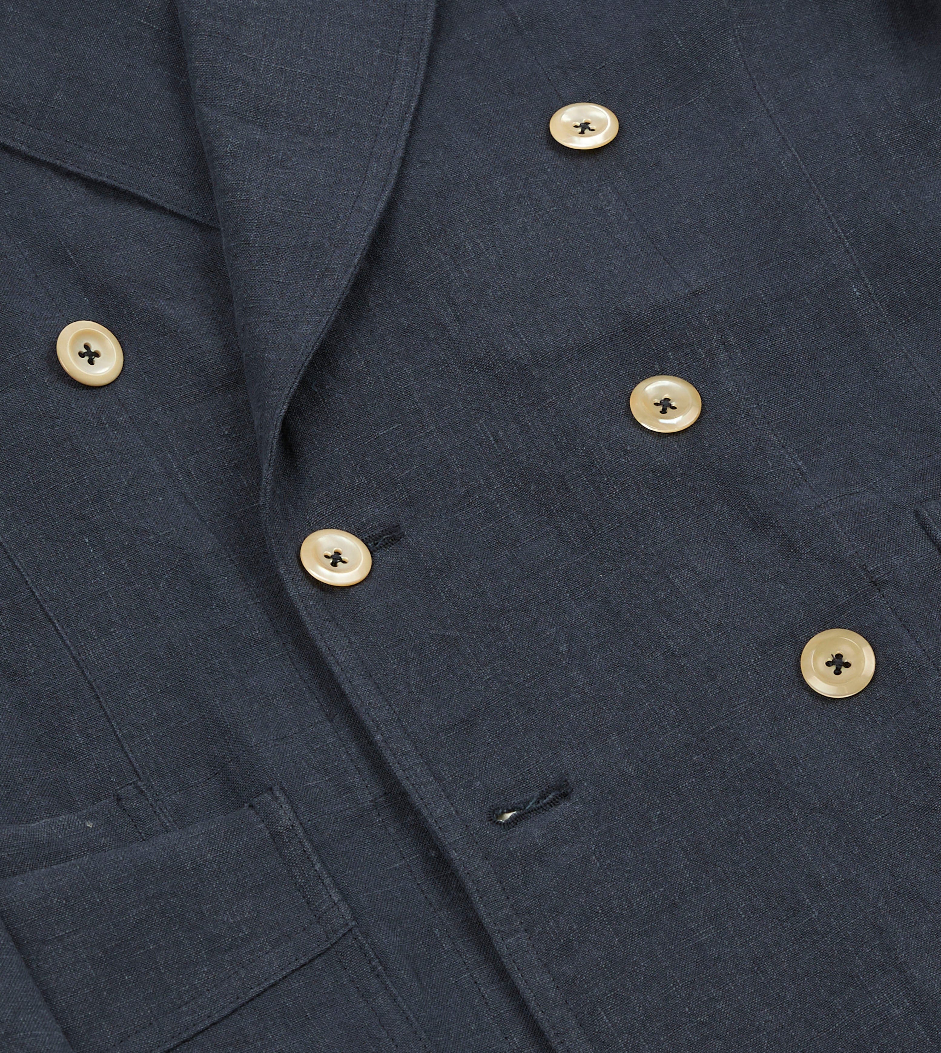 Navy Linen Games Blazer Mk. III - Image 6