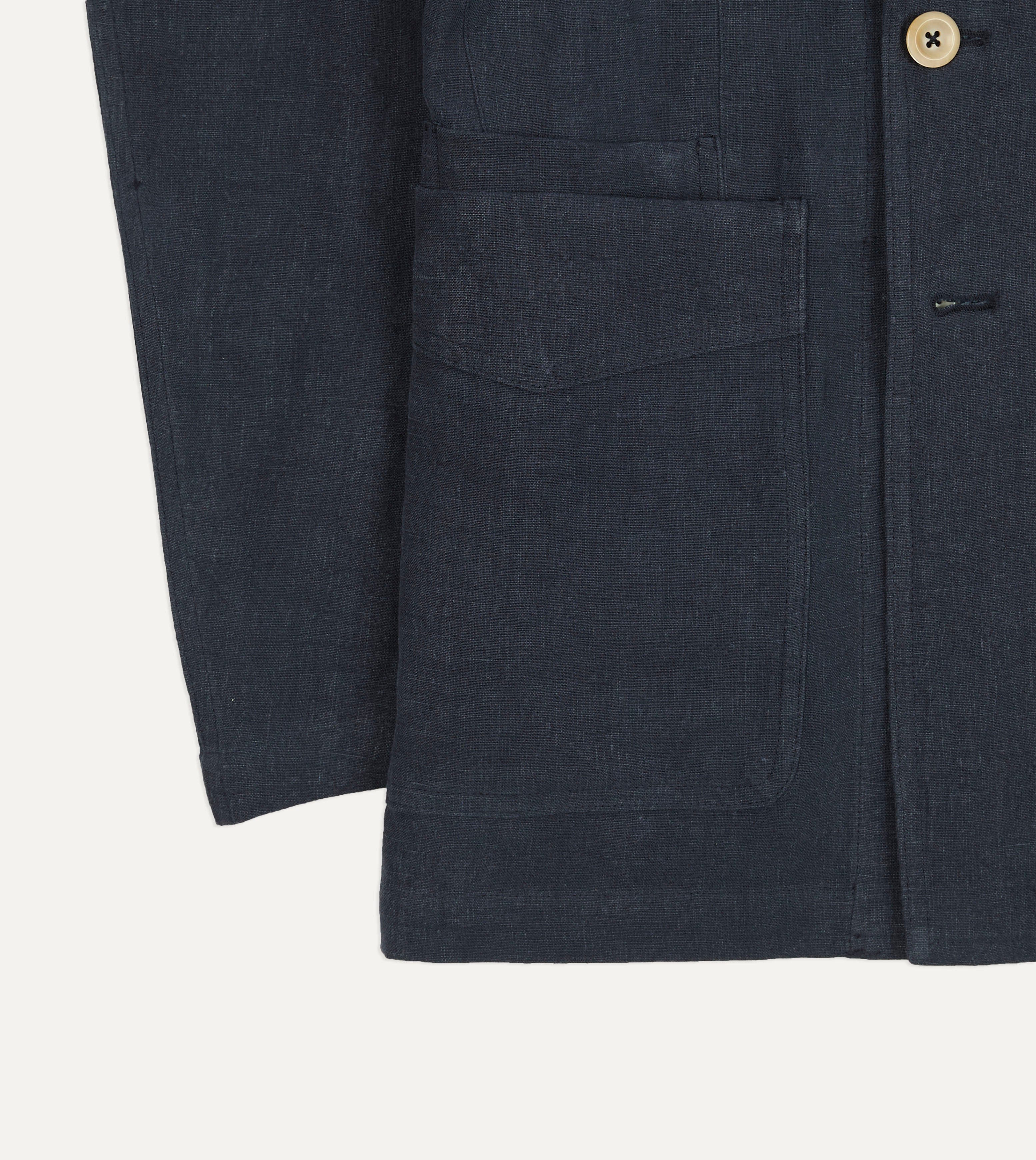 Navy Linen Games Blazer Mk. III - Image 7