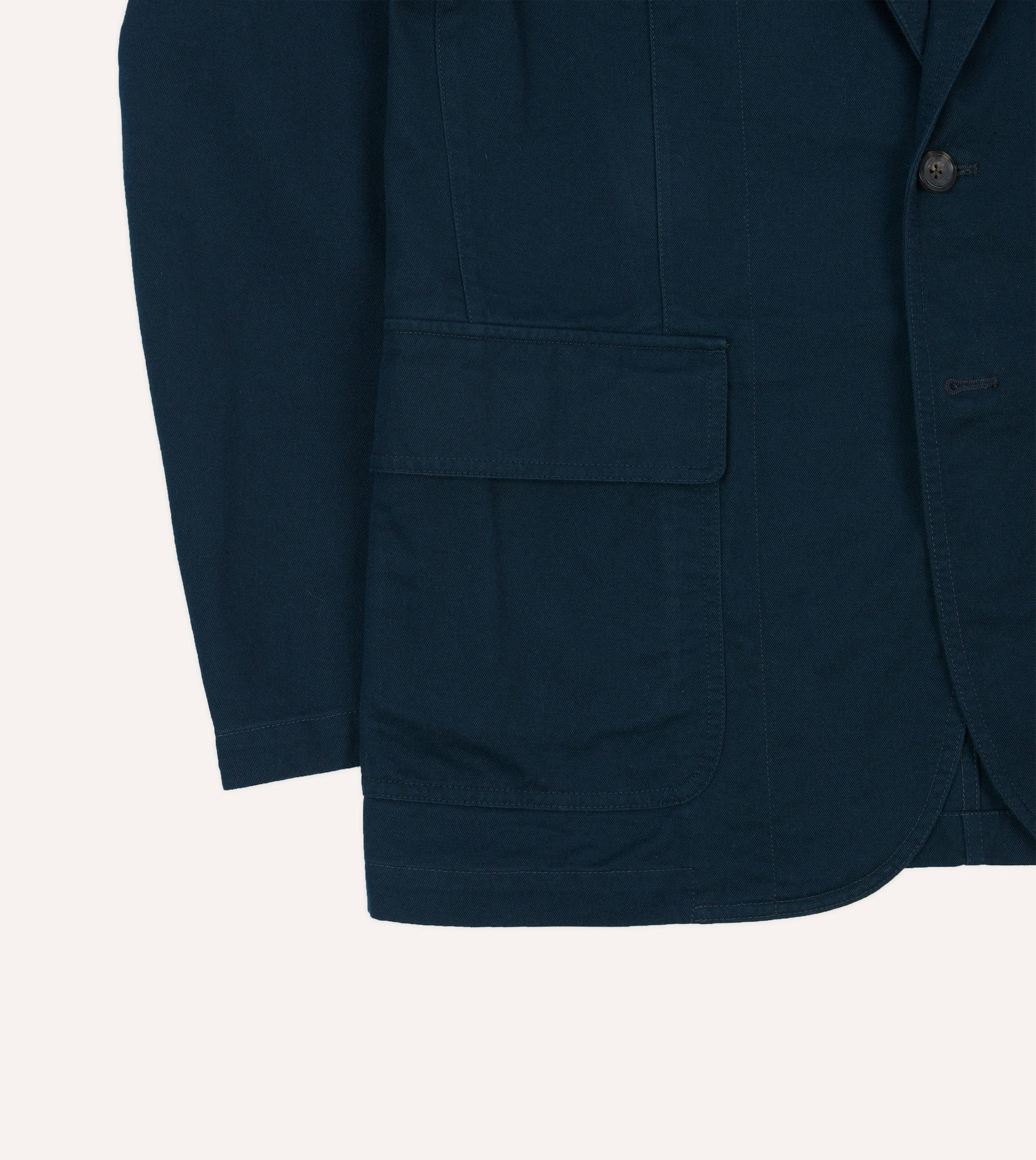 Navy Vintage Wash Cotton Games Blazer Mk. I - Image 6