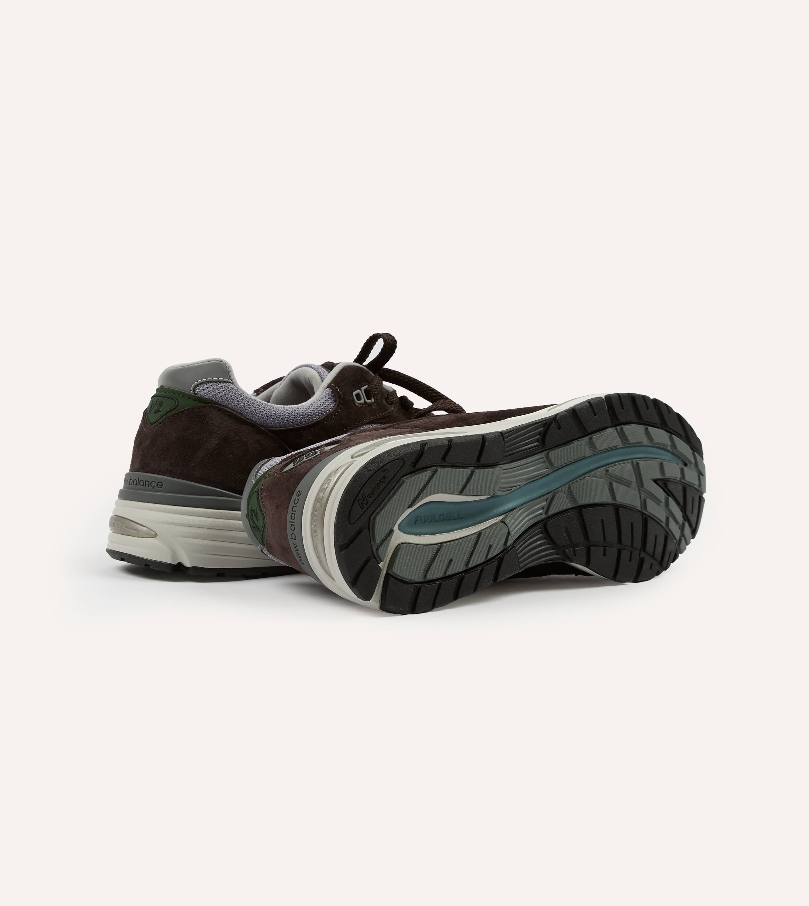New Balance Brown 'Essentially Offbeat' Made in UK 991v2 Trainers - Image 2