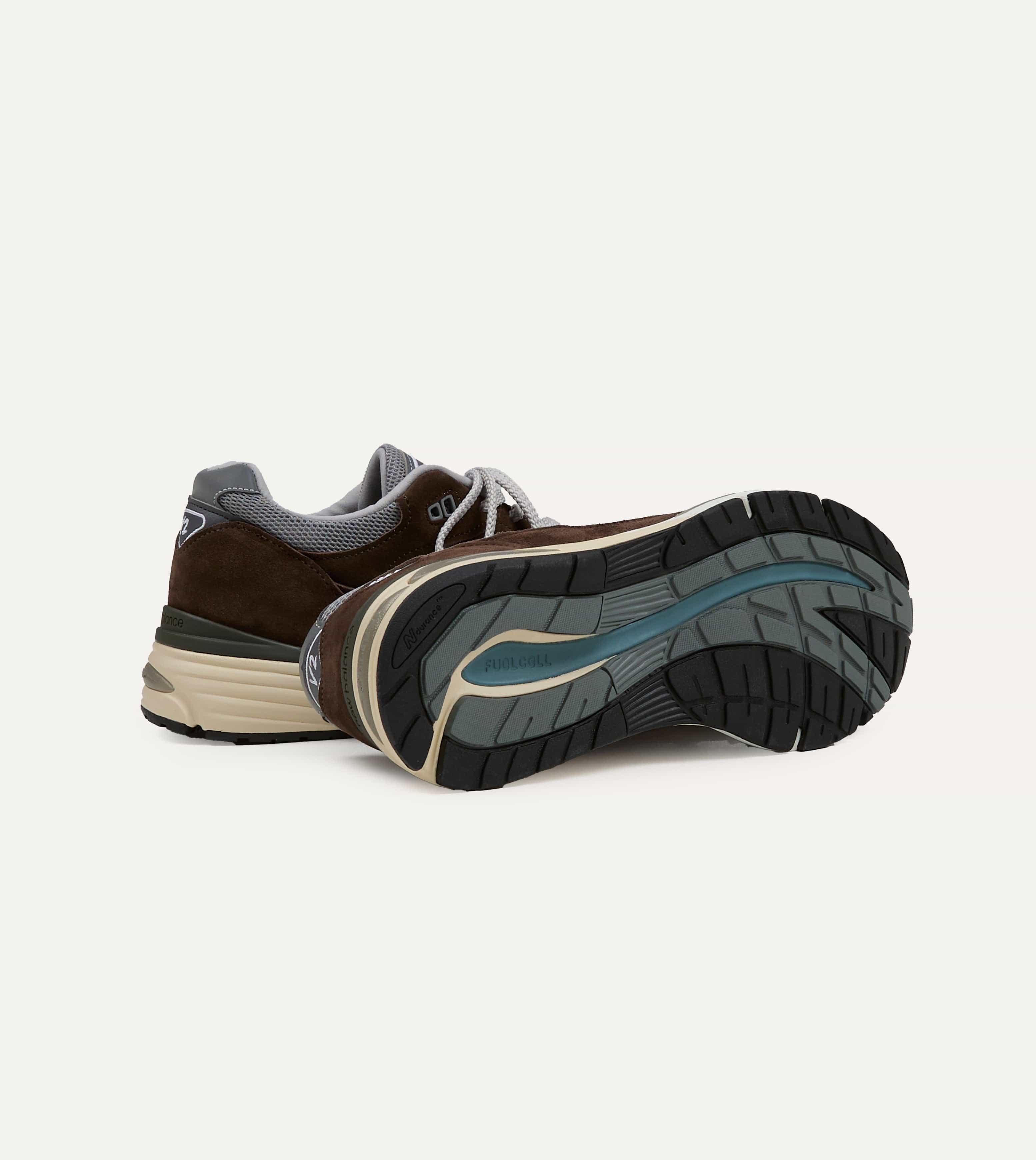 New Balance 'Elevated Essentials' Brown Alloy Made in UK 991v2 Trainers - Image 2