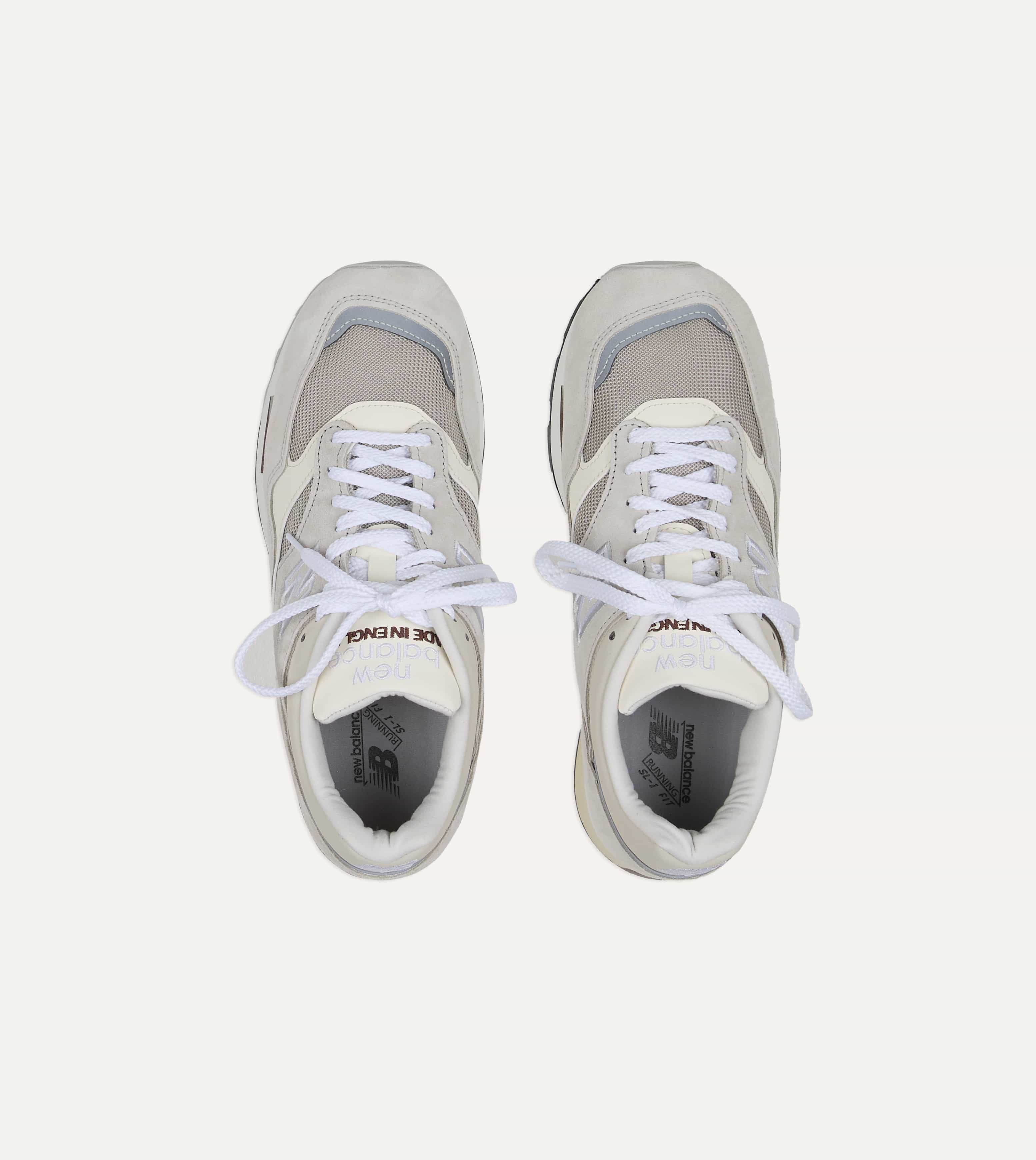 New Balance 'Elevated Essentials' Oyster and Antique White Made in UK 1500 Trainers - Image 4