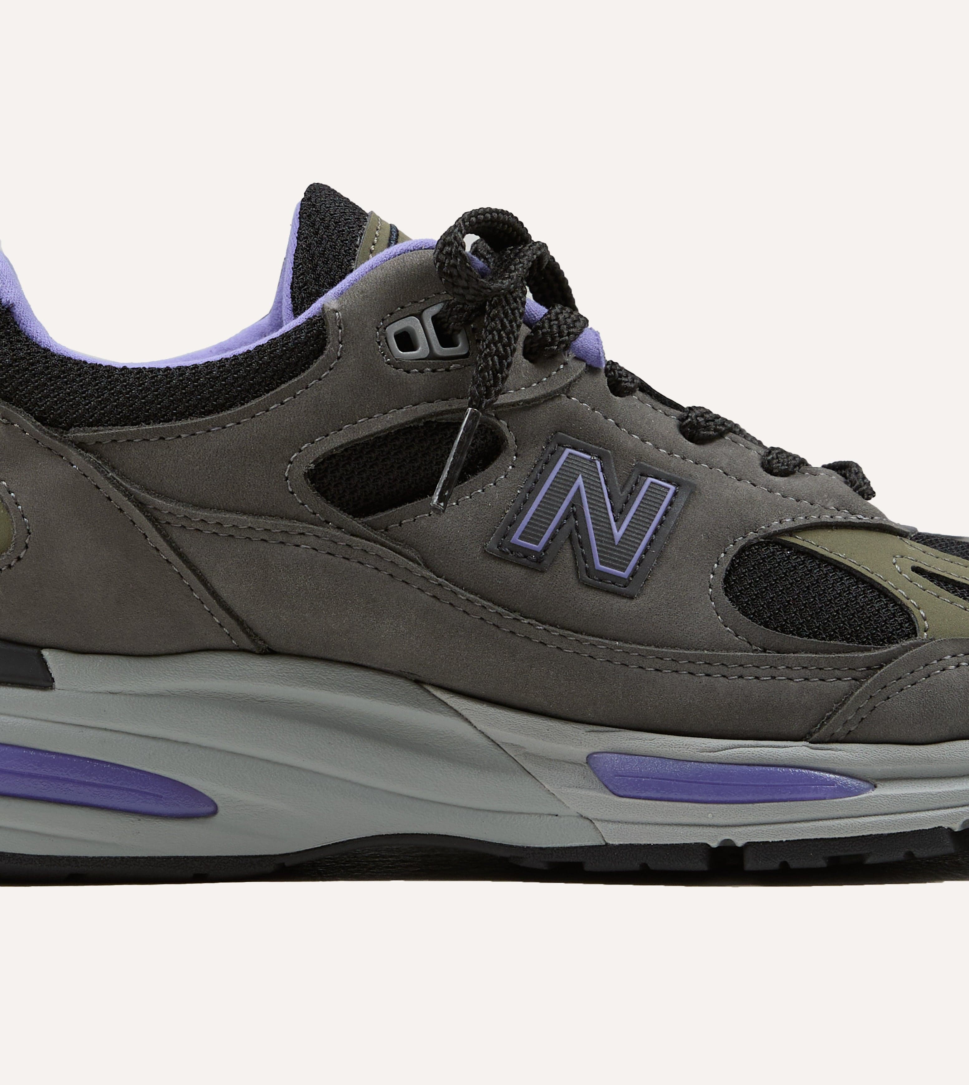New Balance ‘Iconic Influences’ Magnet Black Made in UK 991v2 Trainers - Image 3