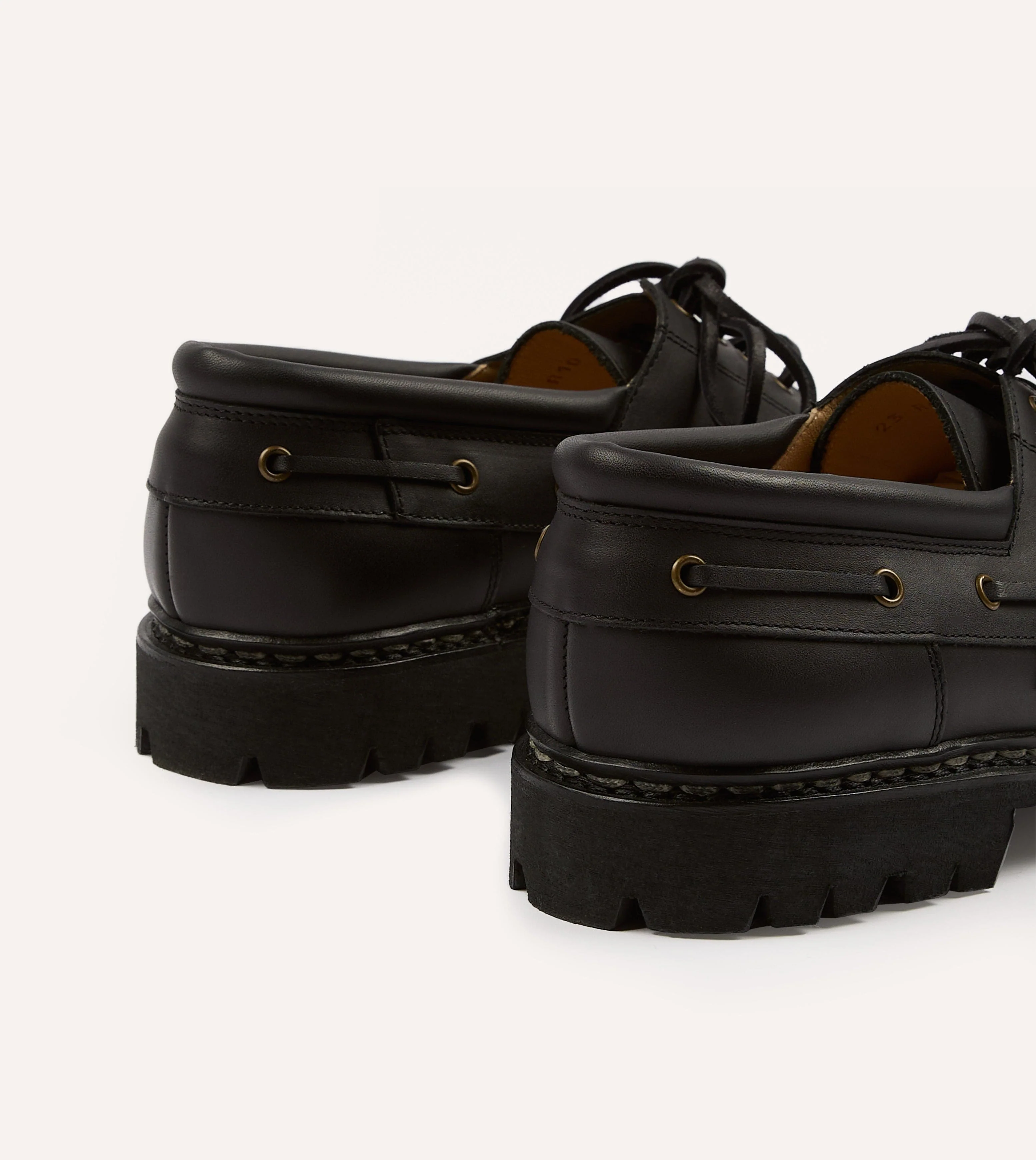 Paraboot Chimey Noir Calf Leather Derby Shoe - Image 5