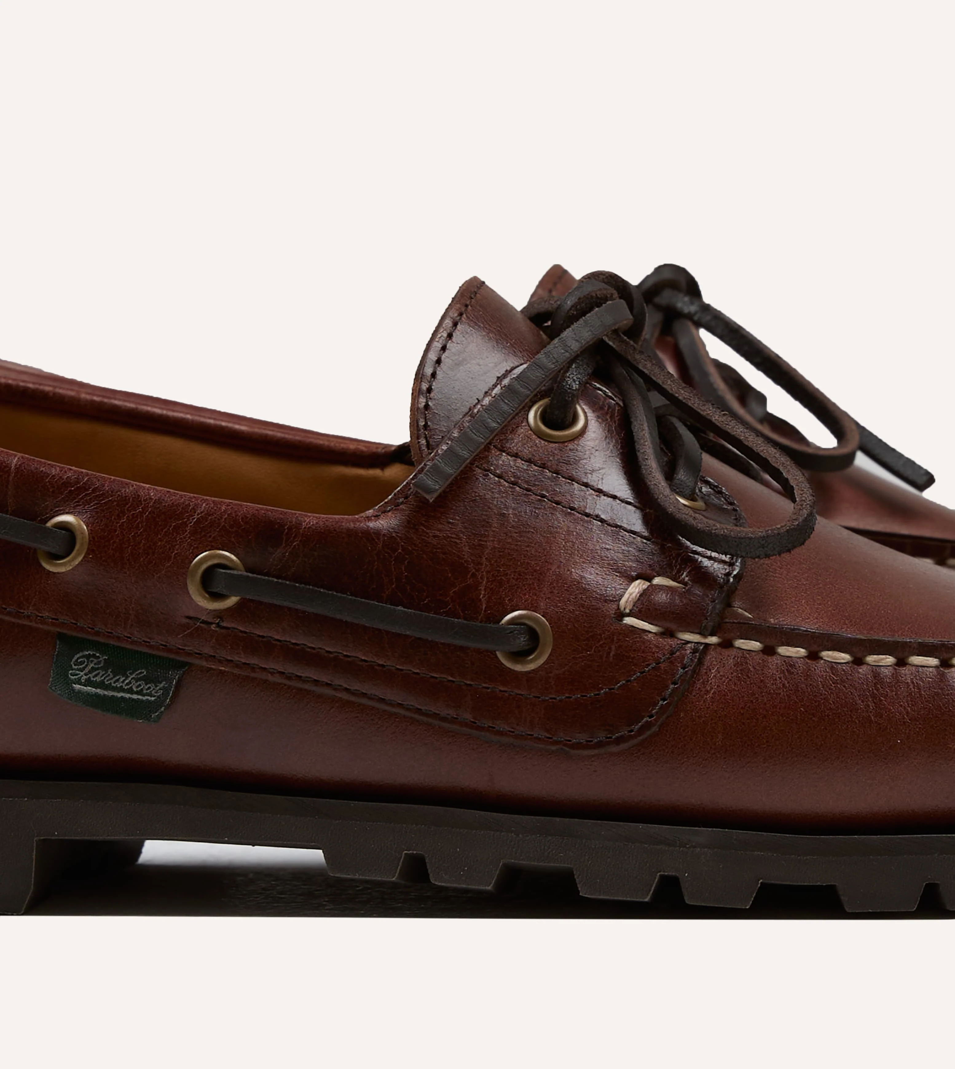 Paraboot Malo Lisse América Leather Boat Shoe - Image 3
