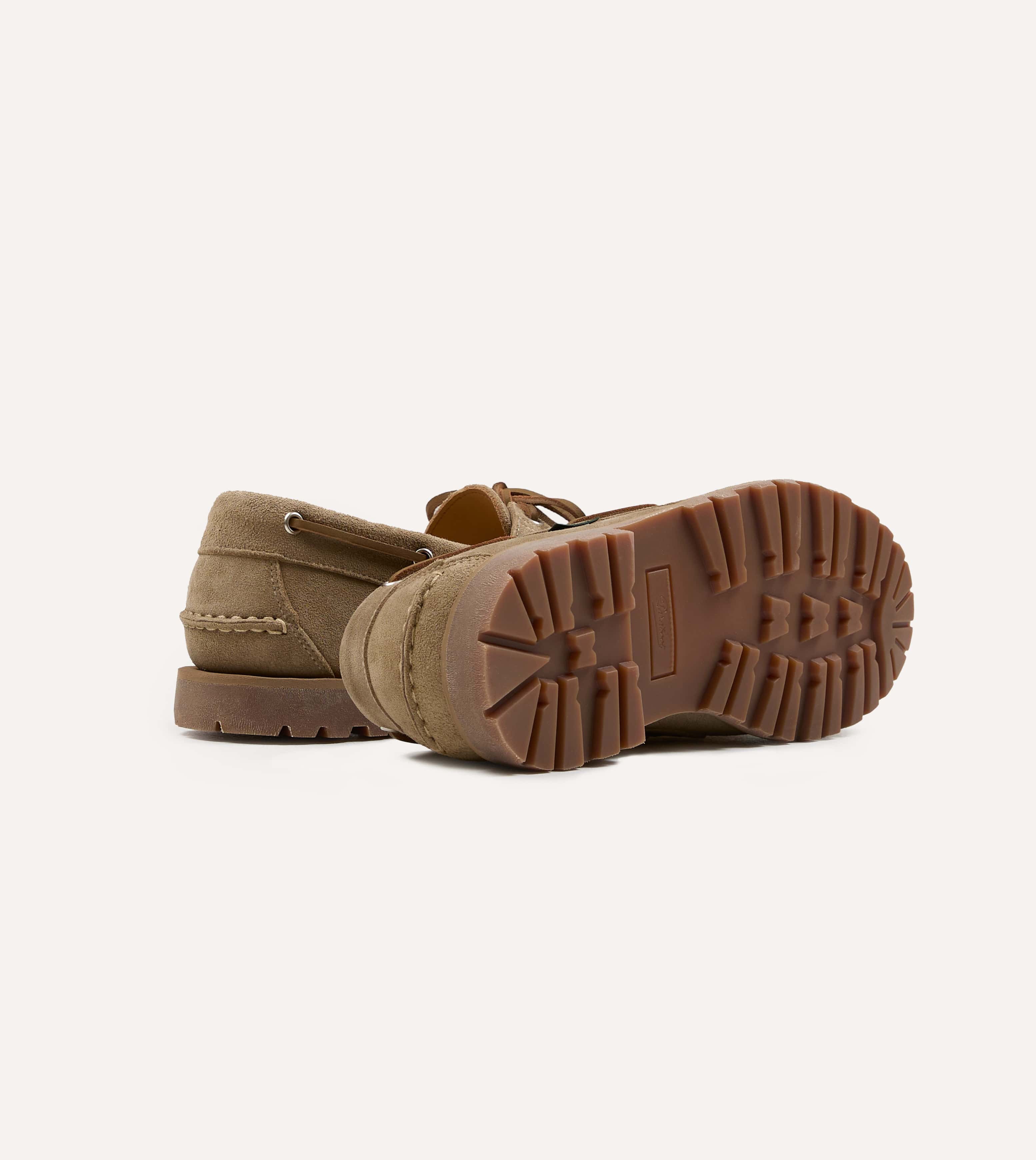 Paraboot Malo Vel Sand Suede Boat Shoe - Image 3