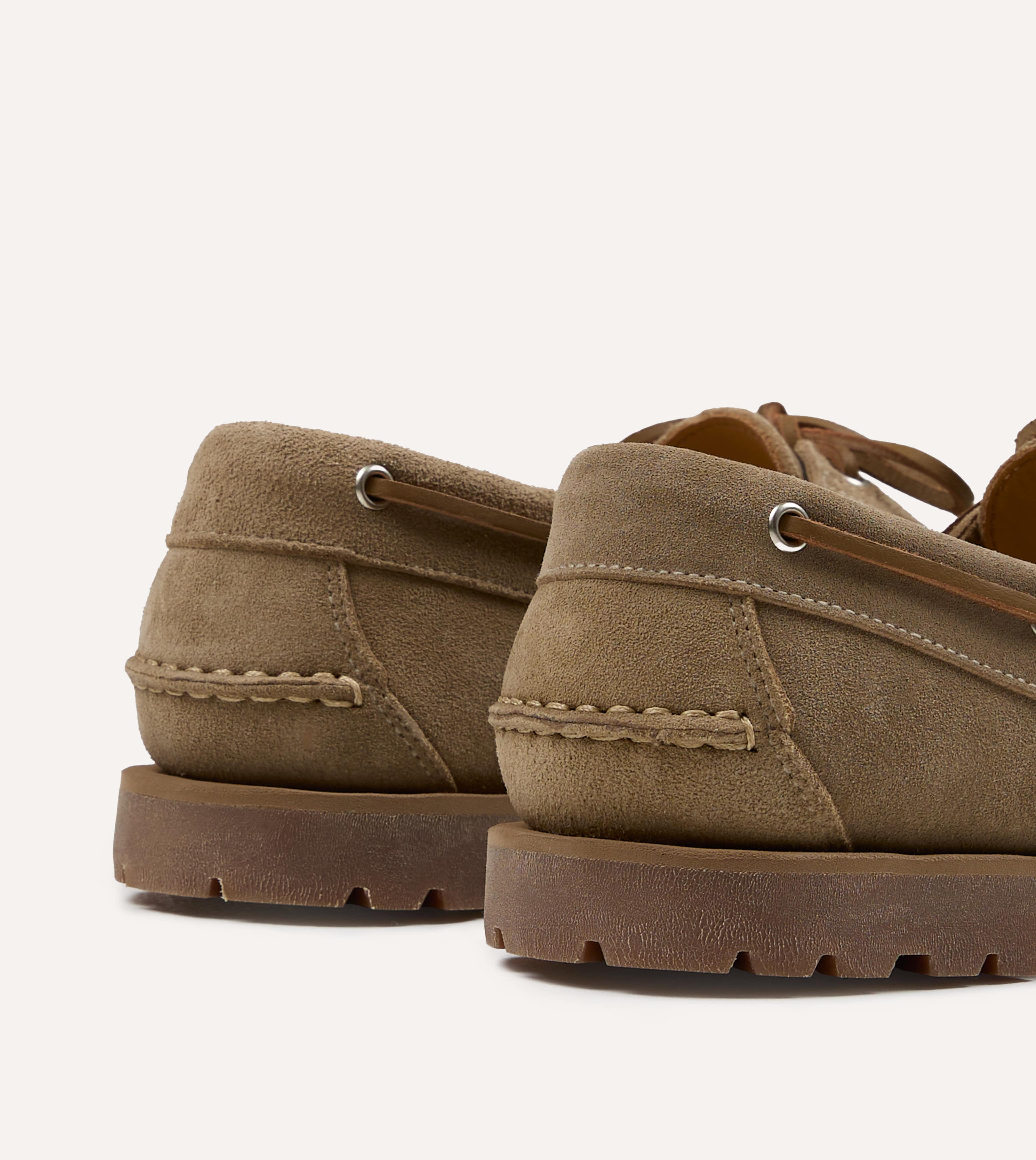 Paraboot Malo Vel Sand Suede Boat Shoe - Image 6