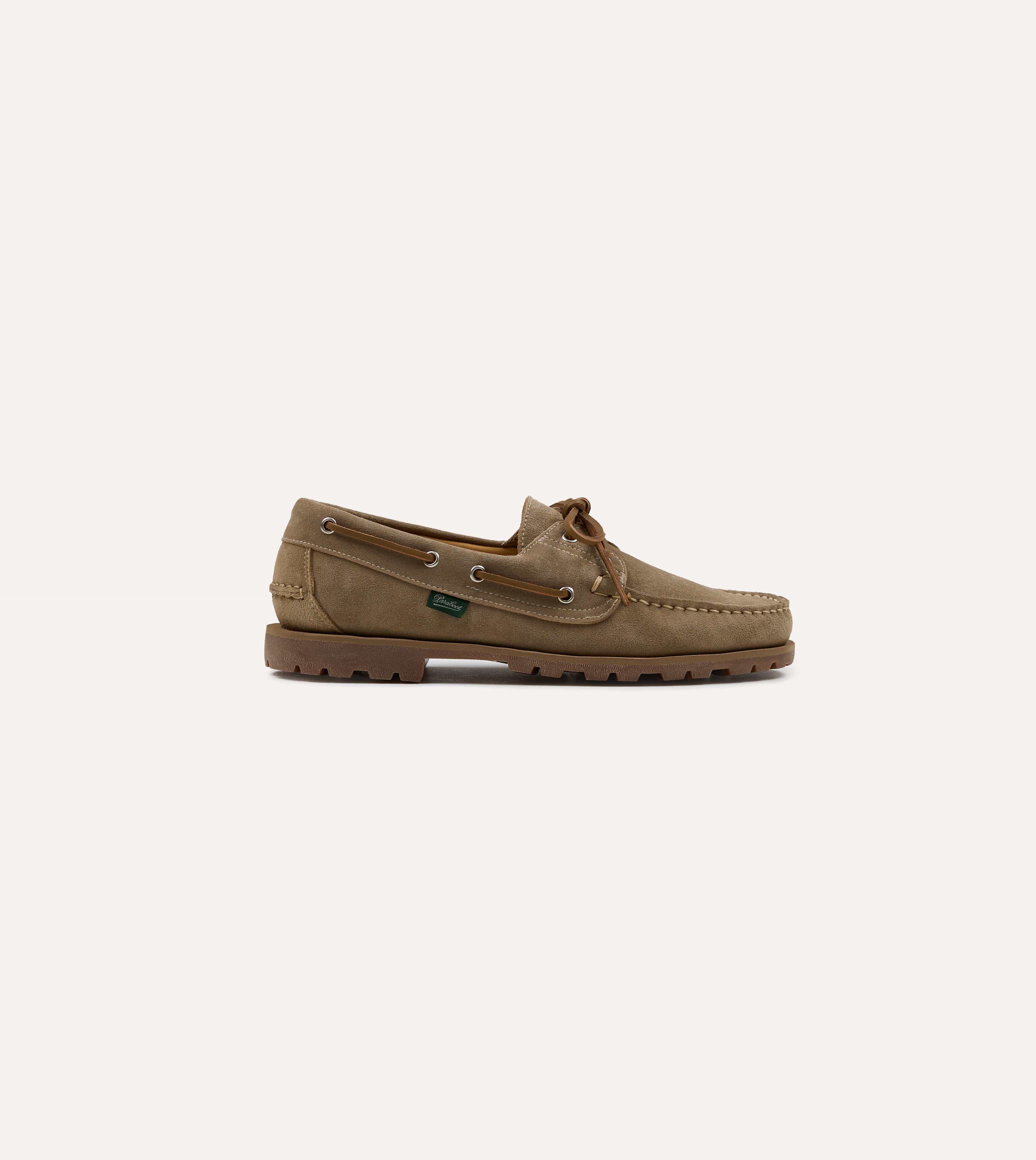 Paraboot Malo Vel Sand Suede Boat Shoe - Image 7