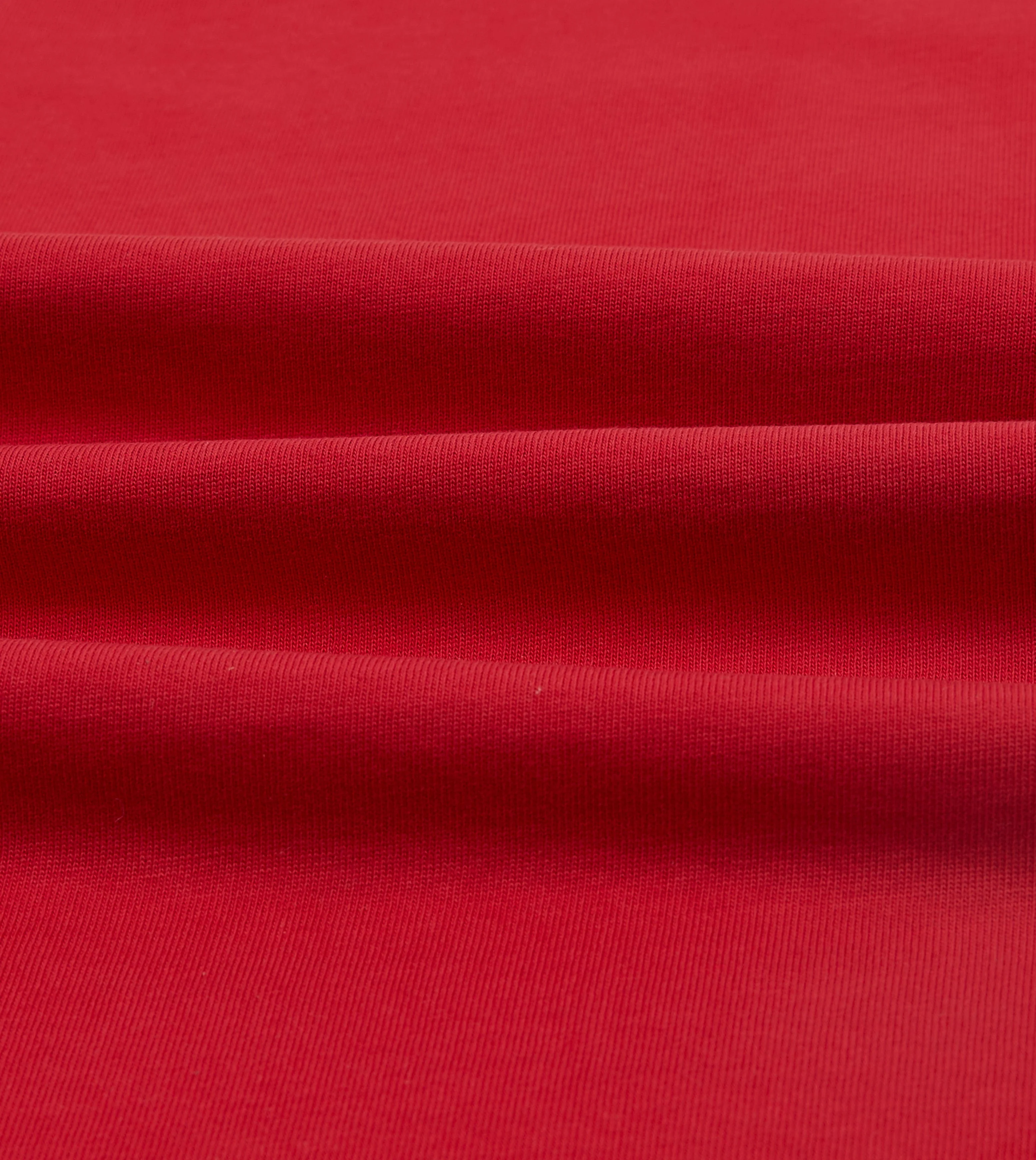 Red and Ecru Long Sleeve Raglan T-Shirt - Image 2