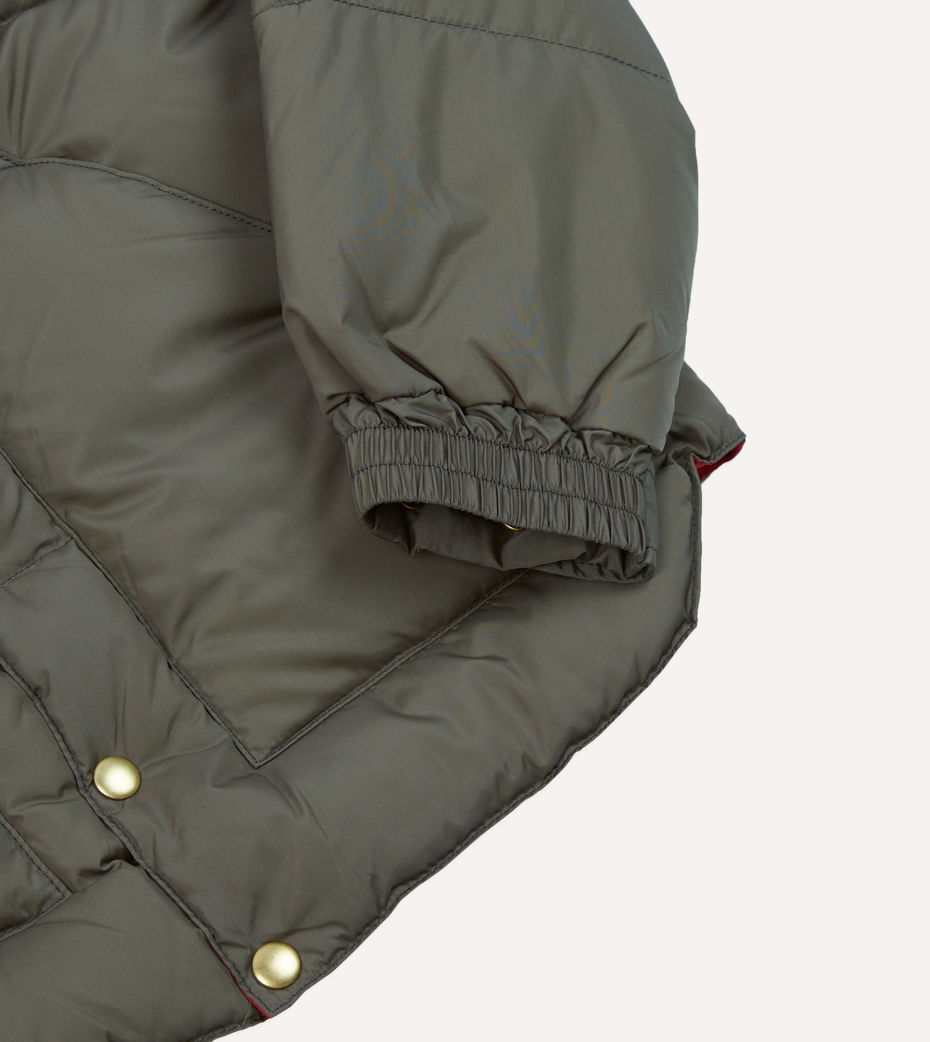 Rocky Mountain Featherbed for Drake's Olive Nylon Christy Down Jacket - Image 6