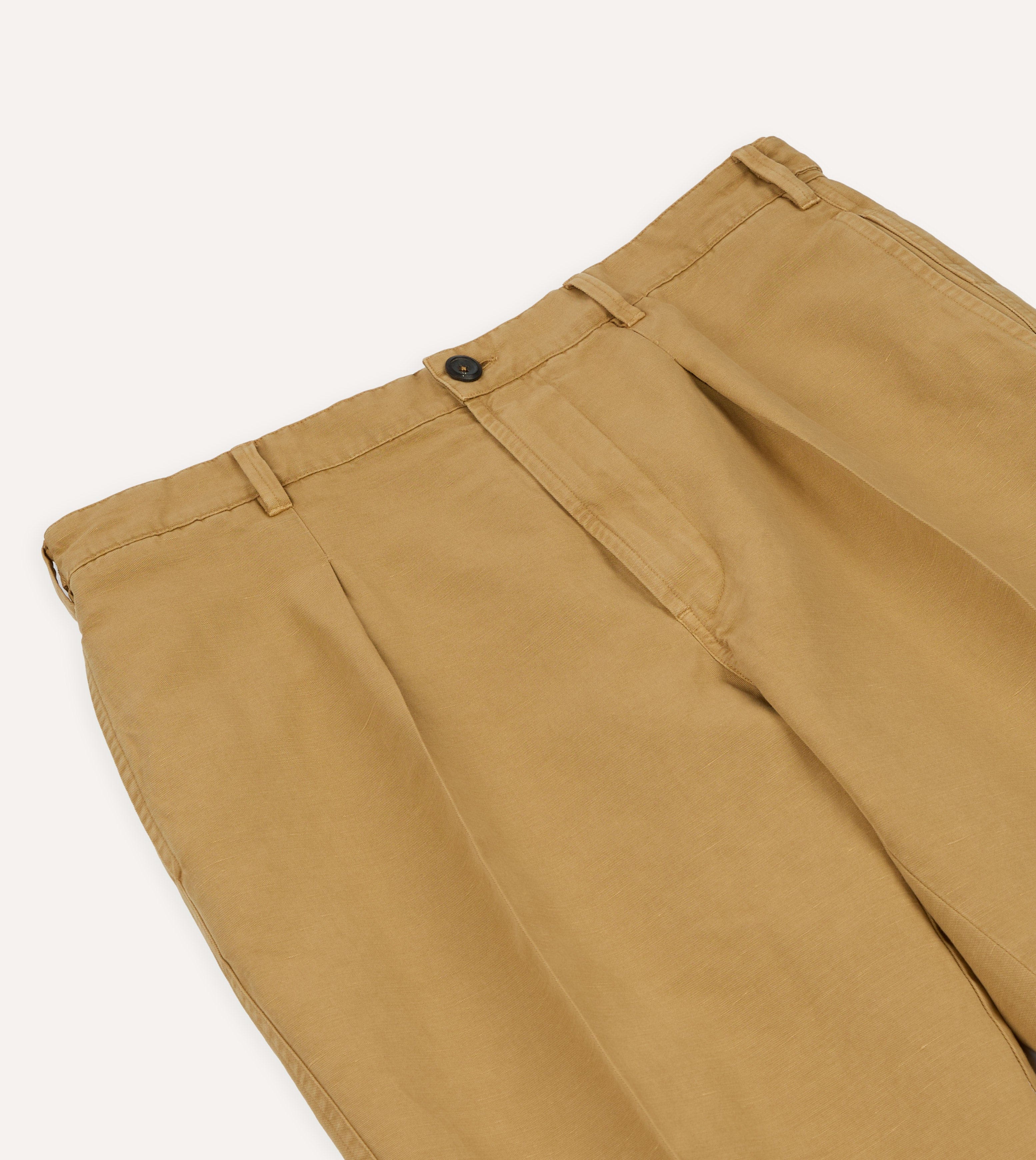 Sand Cotton-Linen Games Trouser - Image 4