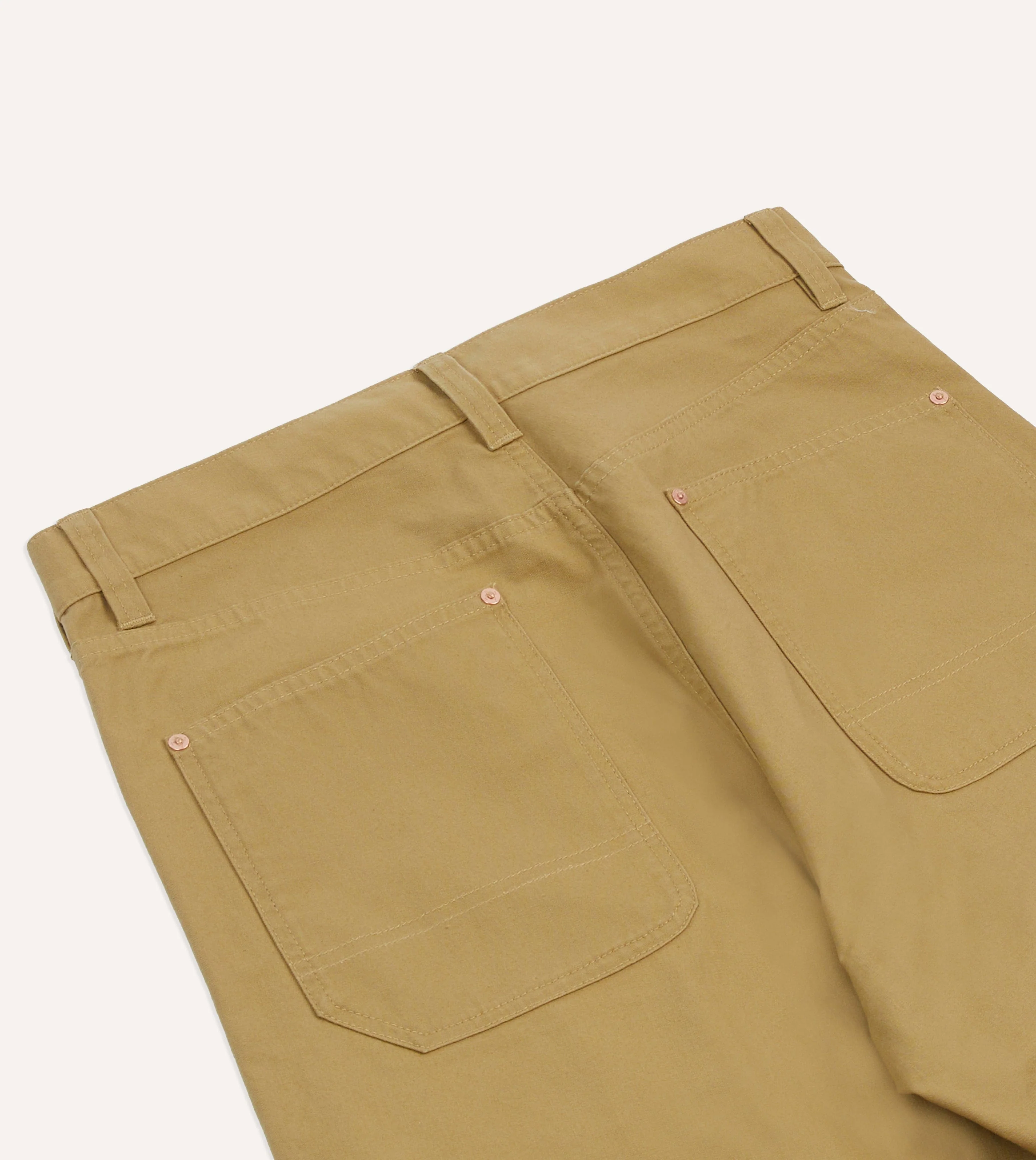 Sand Lightweight Cotton Canvas Carpenter Pant - Image 5