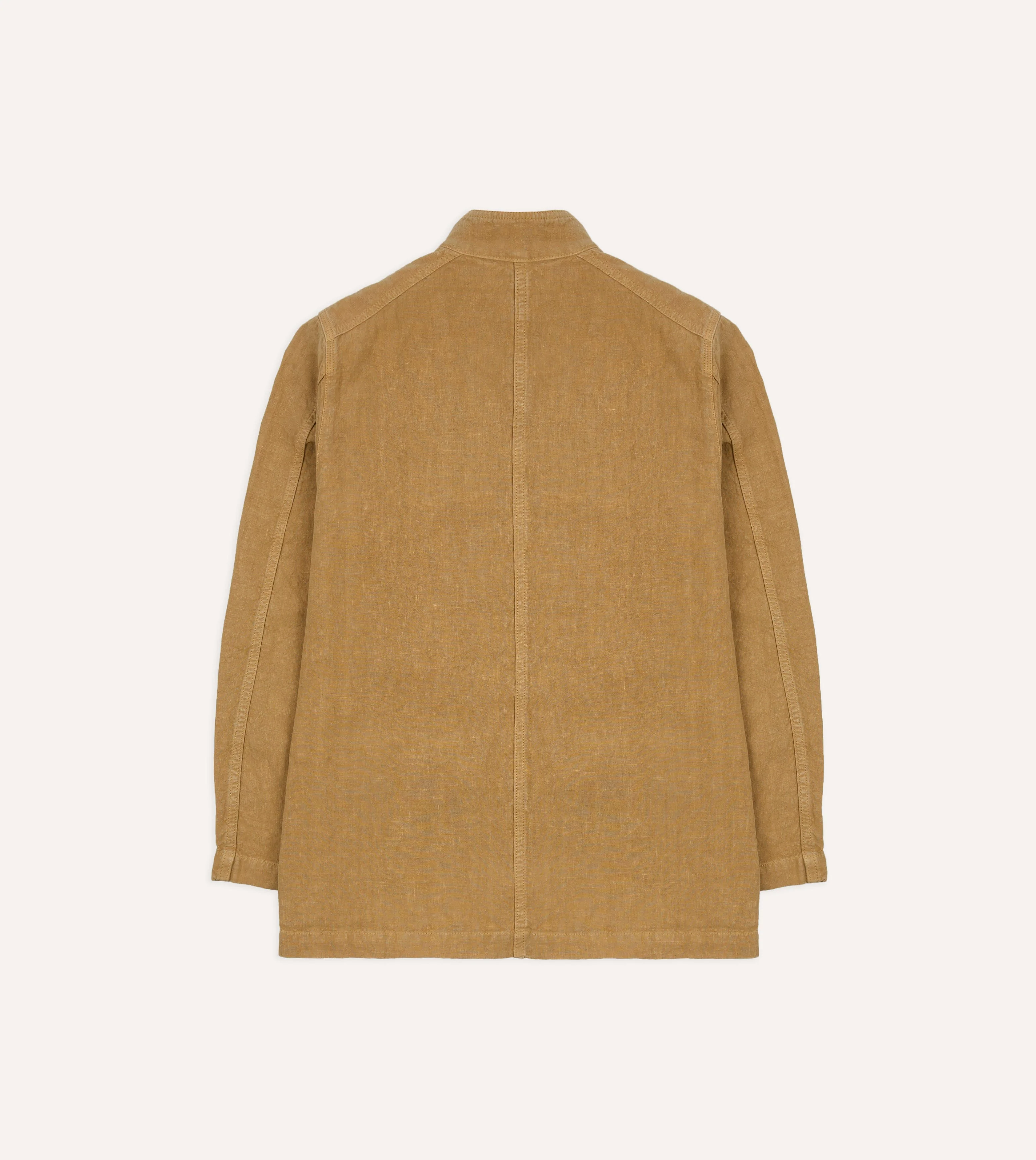 Sand Linen Forestière Jacket - Image 9