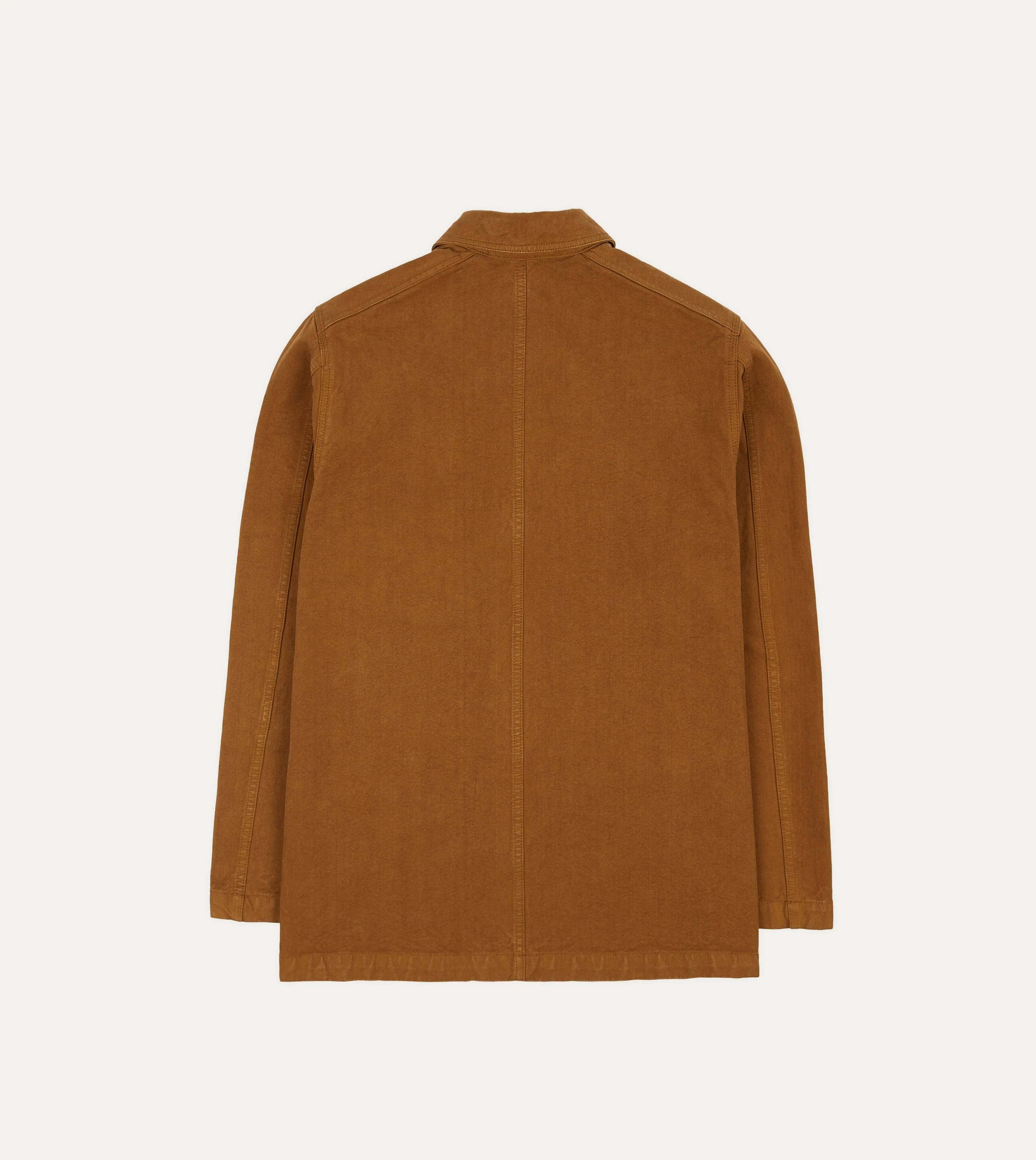 Tobacco Cotton Duck Canvas Five-Pocket Chore Jacket - Image 8