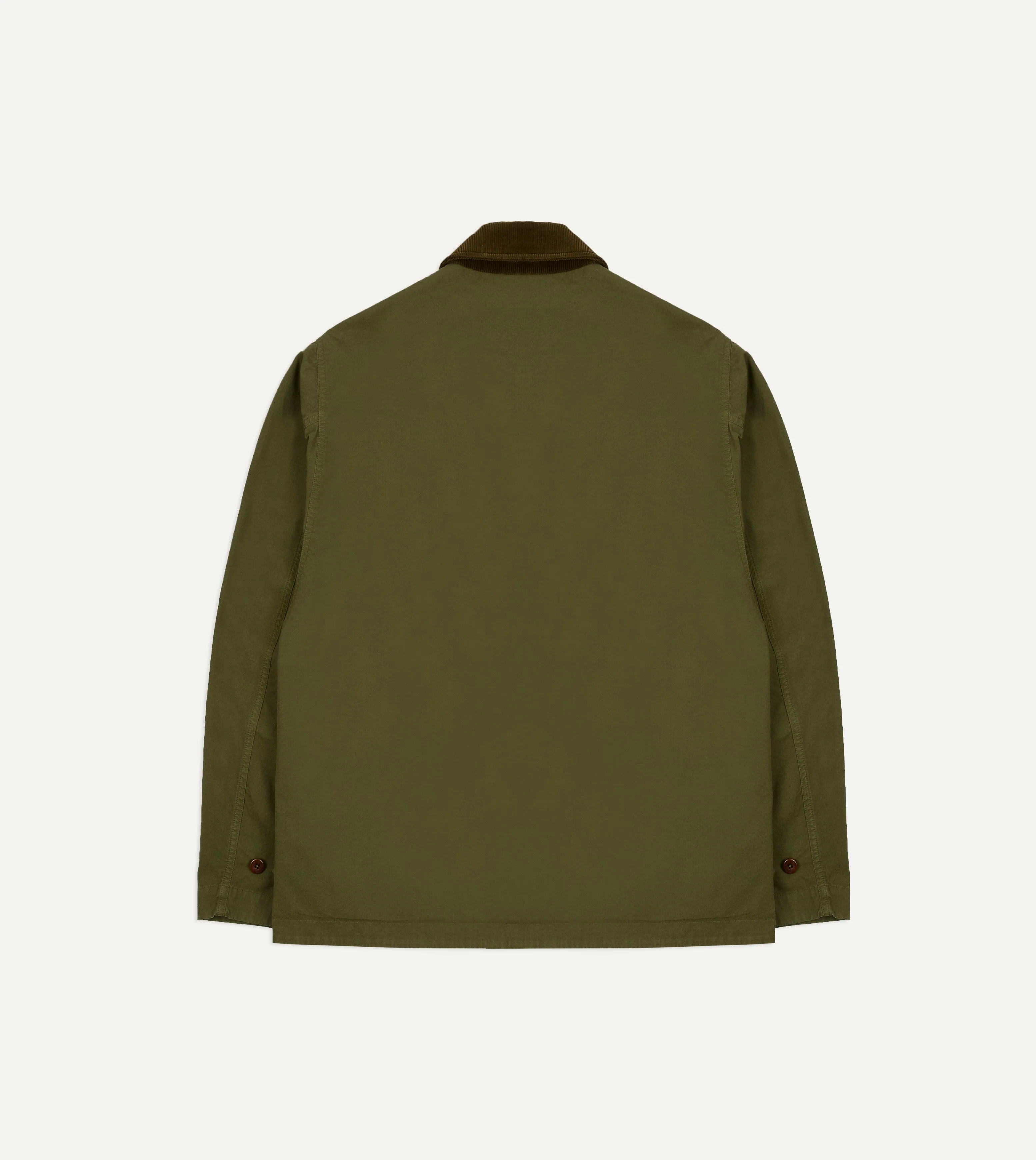Washed Olive Cotton Hiking Jacket - Image 10